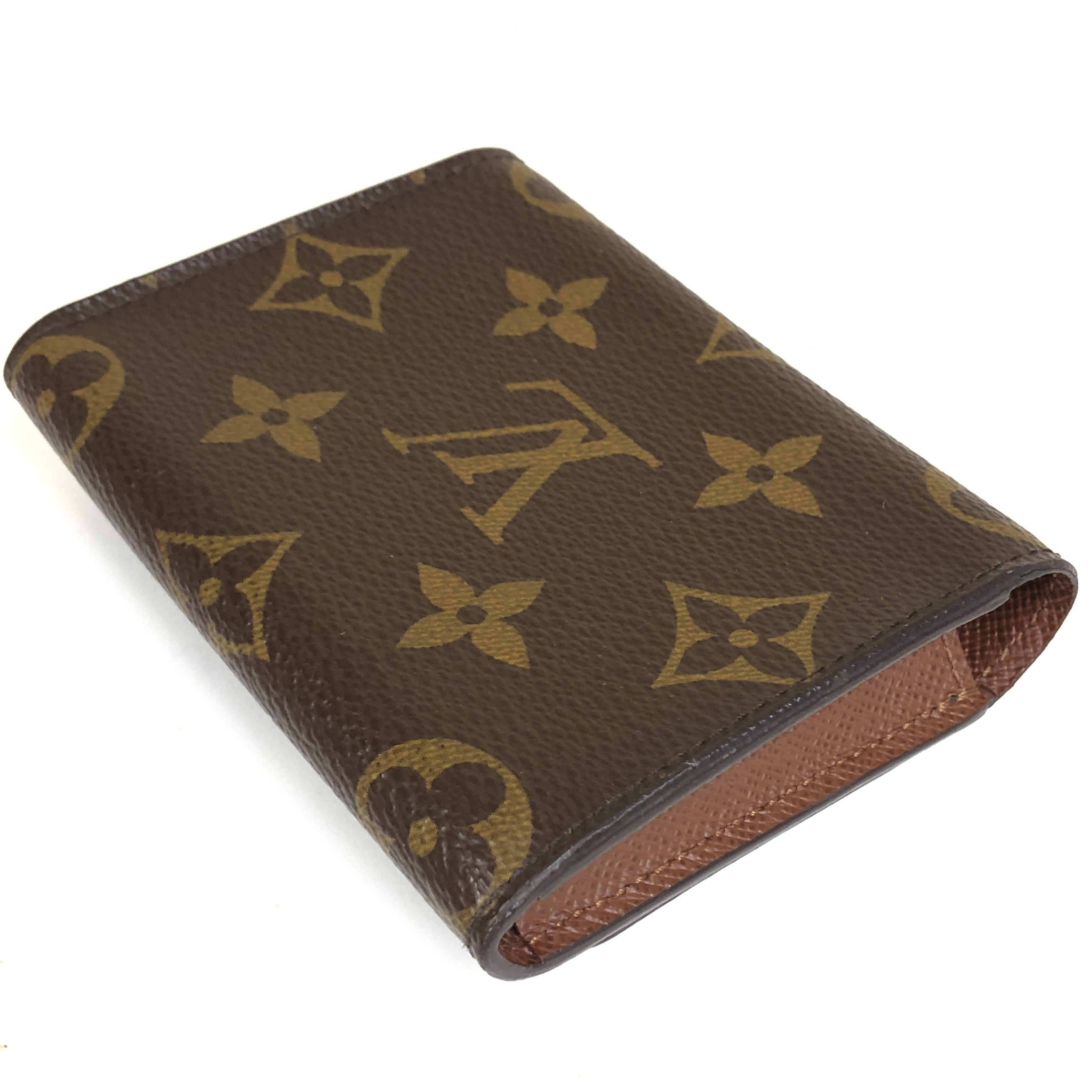 Excellent Condition Louis Vuitton Monogram Enveloppe Carte de Visite M62920 Card Case CA1143 Business Card Holder Pass Case Made in Spain Card Case — view 5