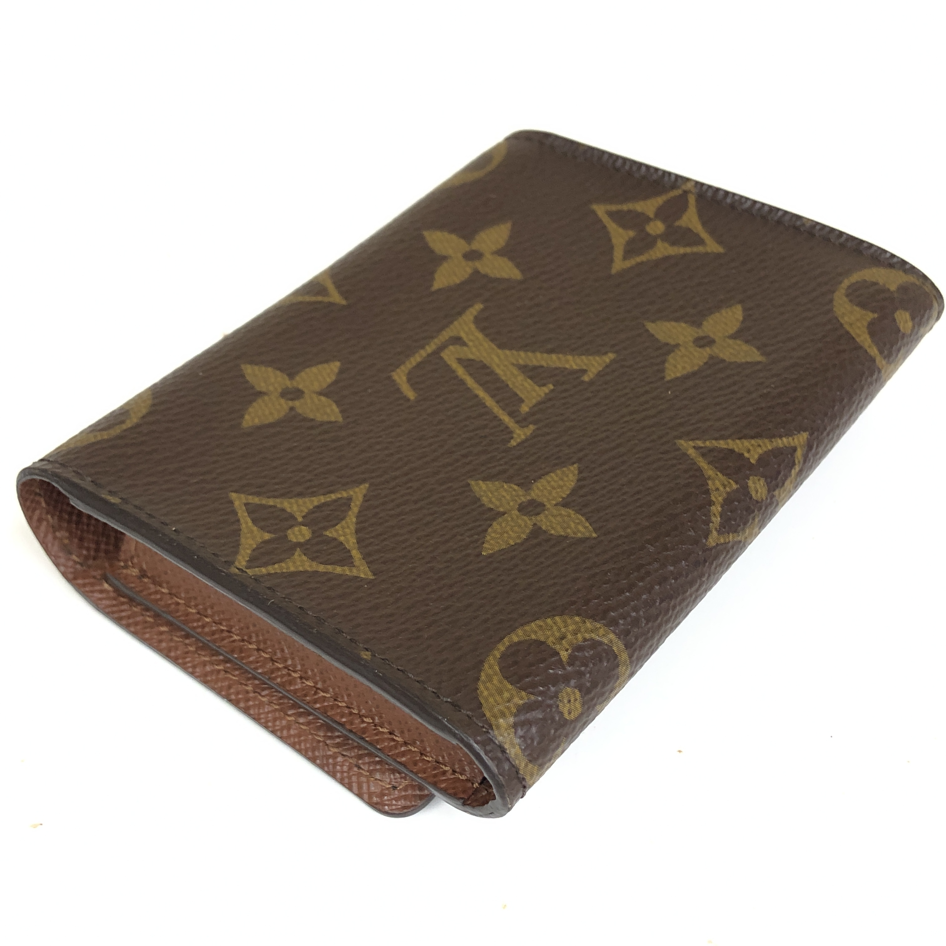 Excellent Condition Louis Vuitton Monogram Enveloppe Carte de Visite M62920 Card Case CA1143 Business Card Holder Pass Case Made in Spain Card Case — view 6