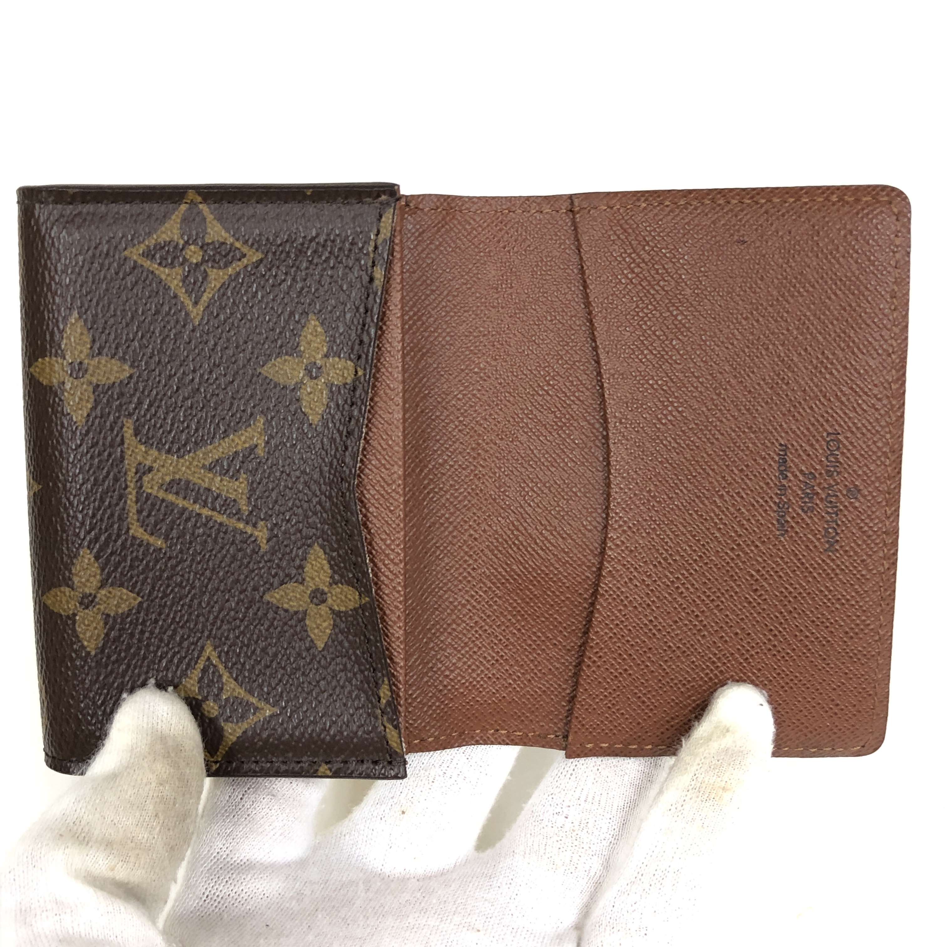 Excellent Condition Louis Vuitton Monogram Enveloppe Carte de Visite M62920 Card Case CA1143 Business Card Holder Pass Case Made in Spain Card Case — view 9