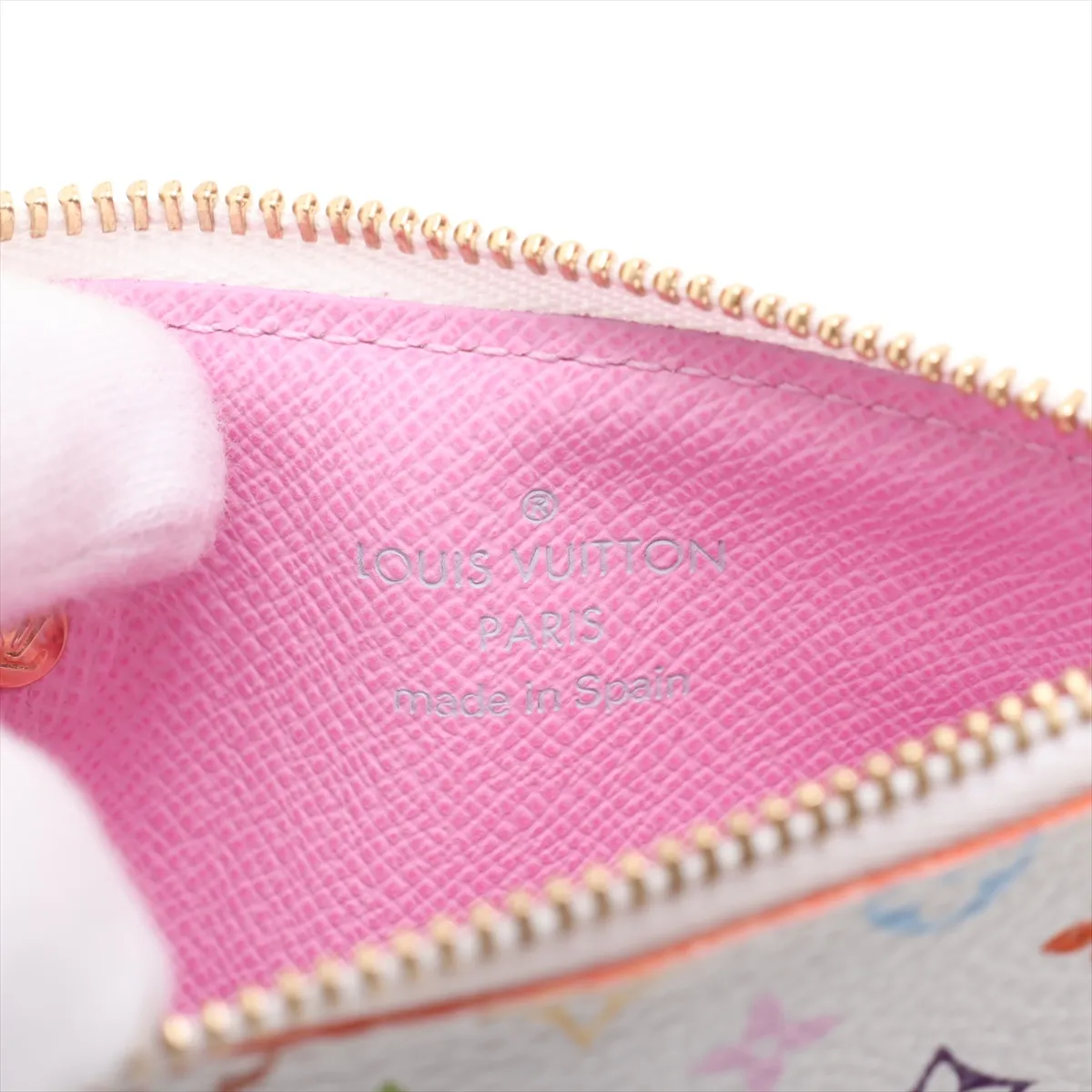 Multicolor Pochette Clé M93734 CA1100 Blanc Coin Case — view 5