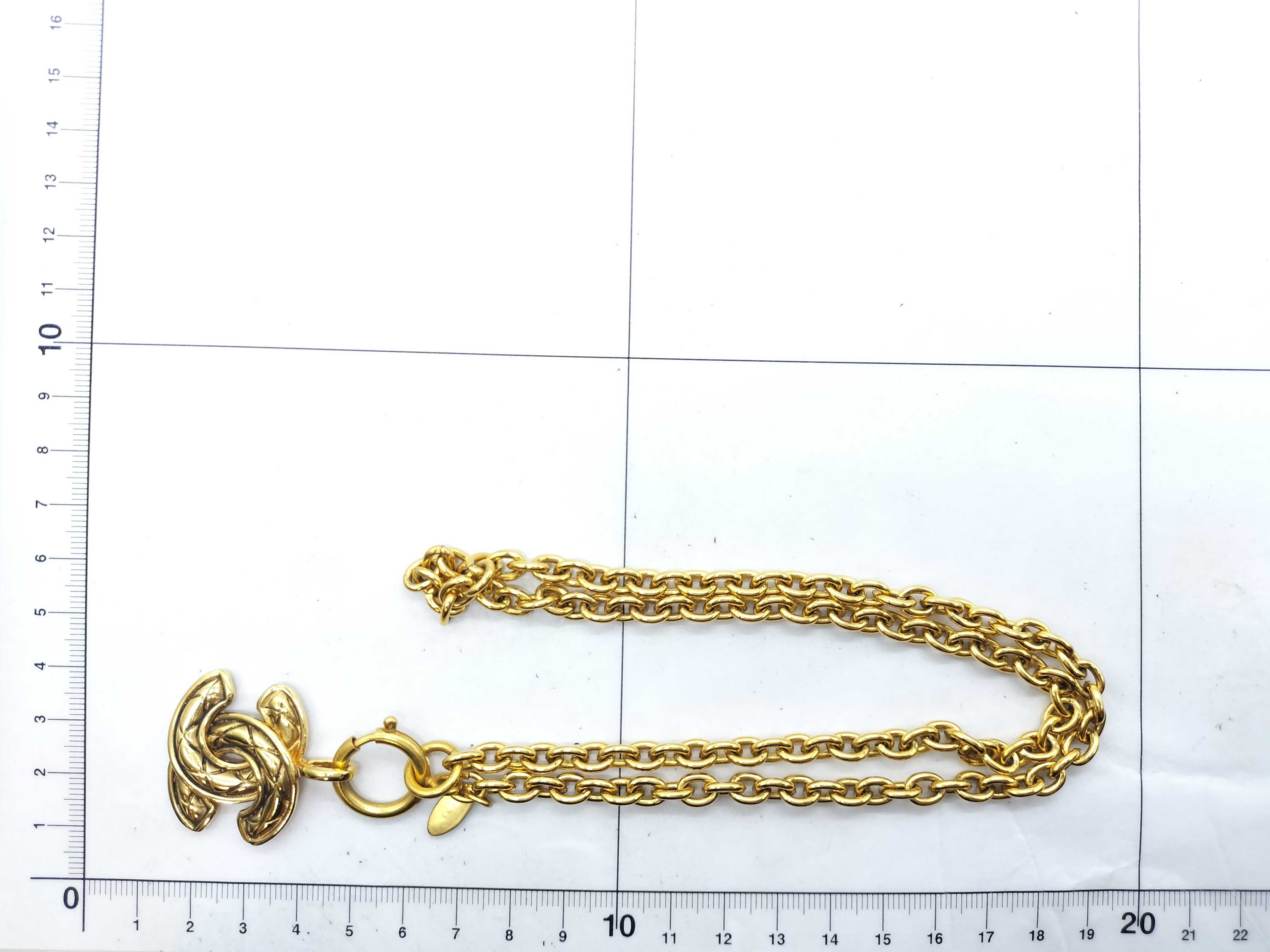 Matelassé Coco Mark Matelassé Necklace — view 7