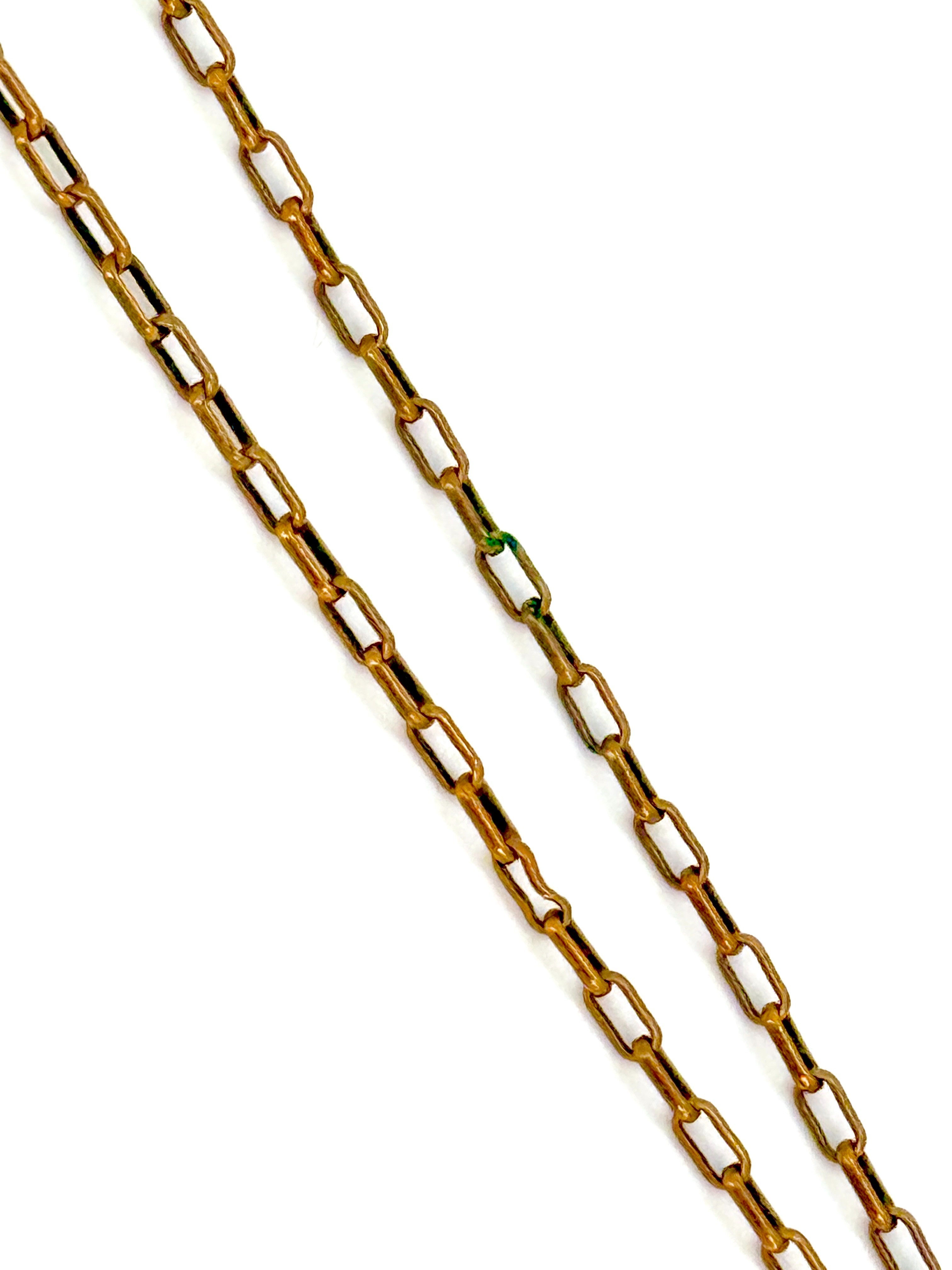 Coco Mark Coin Necklace, GP (Gold Plated) Necklace (Precious Metal), Chain approx. 44cm — view 7