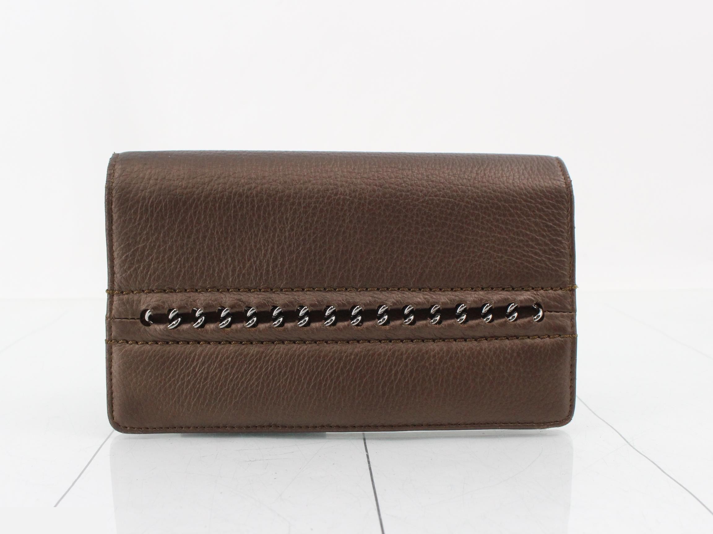Coco Mark Bi-fold Wallet, Metallic — view 2