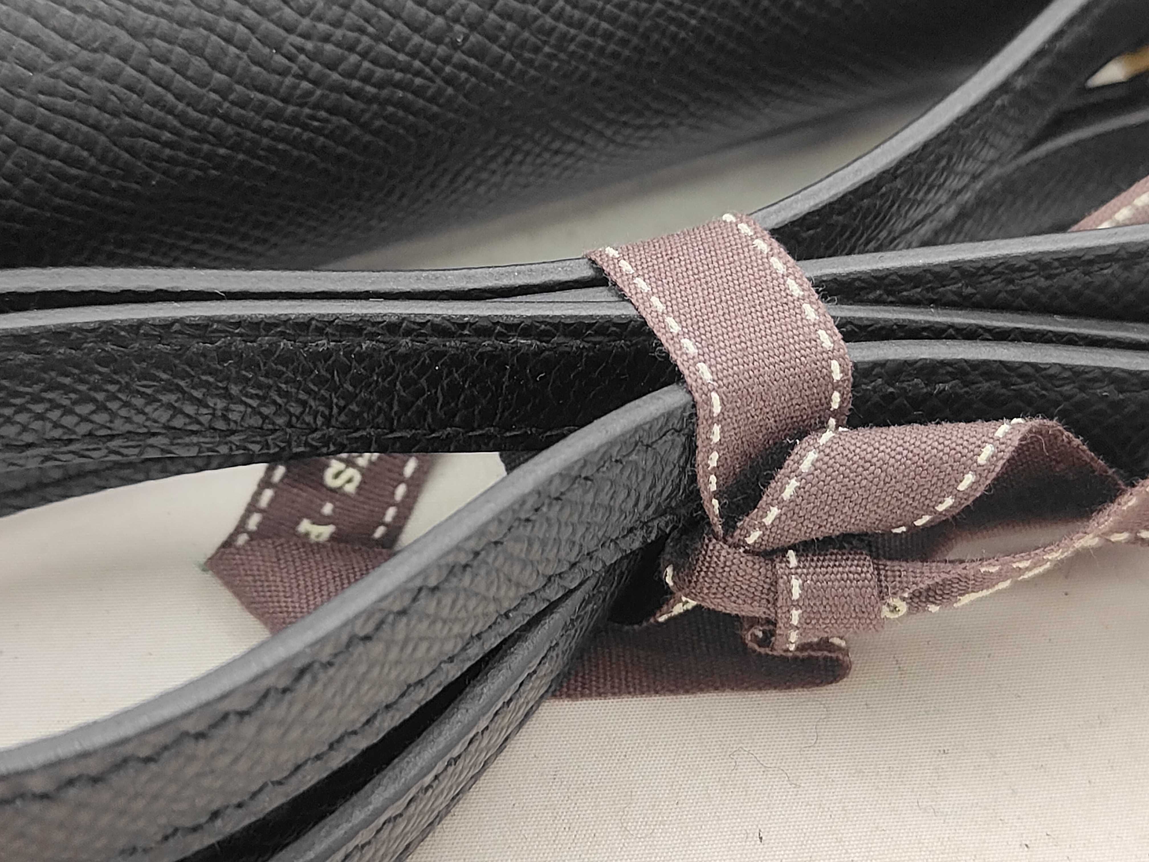 Constance Miroir Black Gold Hardware U Stamp Shoulder Bag — view 4