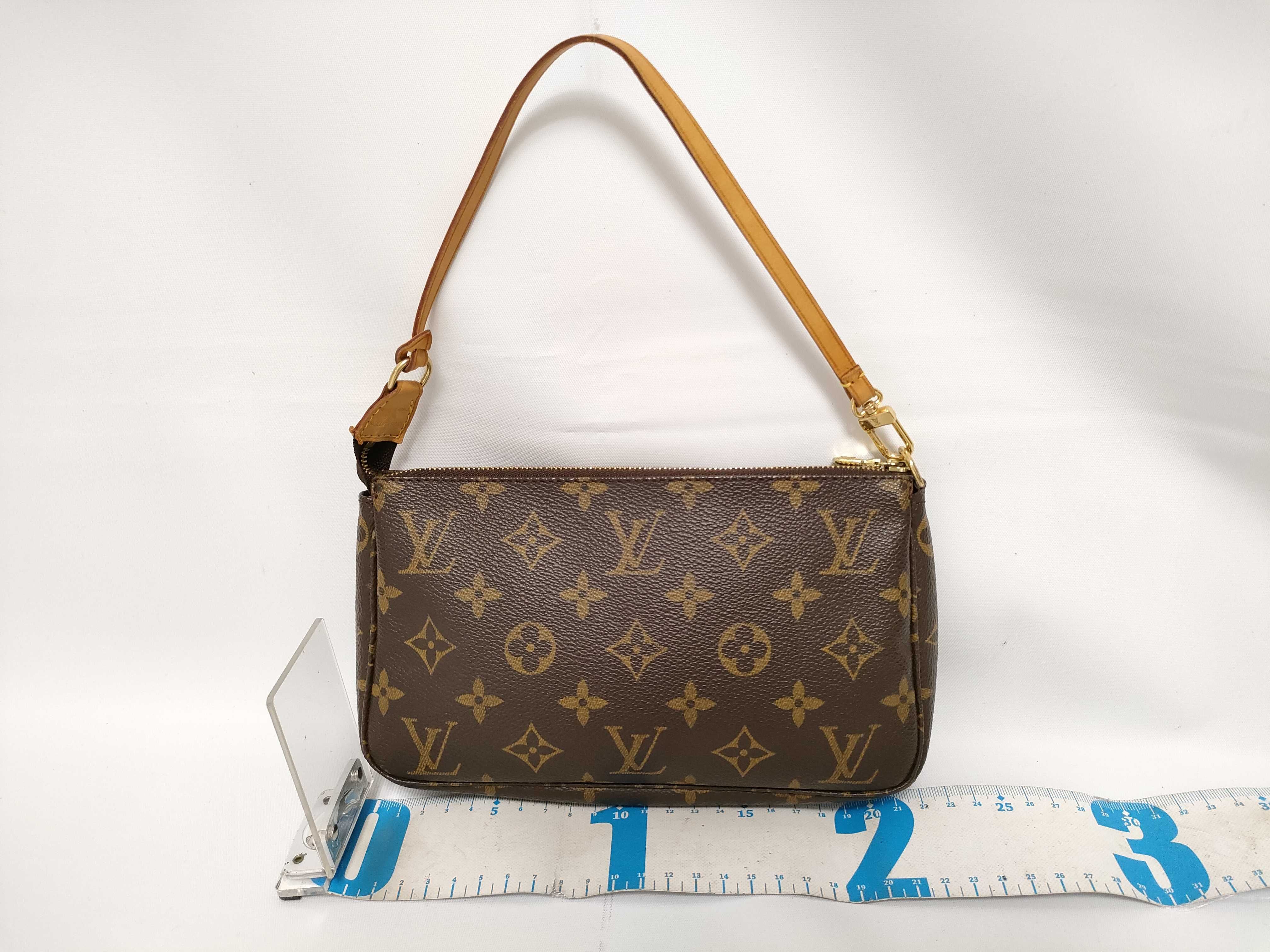 Monogram Pochette Accessoires M51980 SL1022 Brown Pouch — view 2