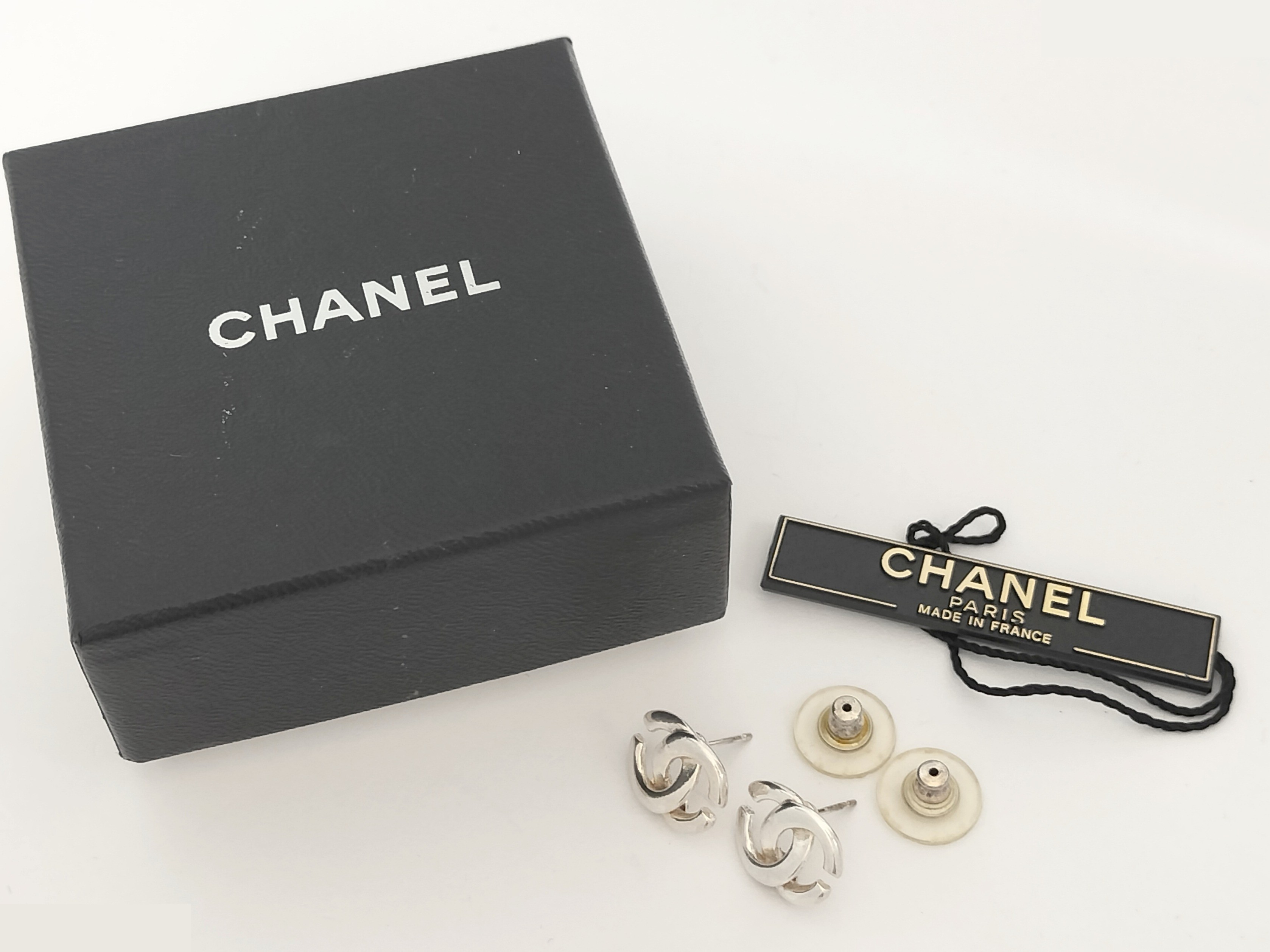 Coco Twisted Silver Earrings — view 2