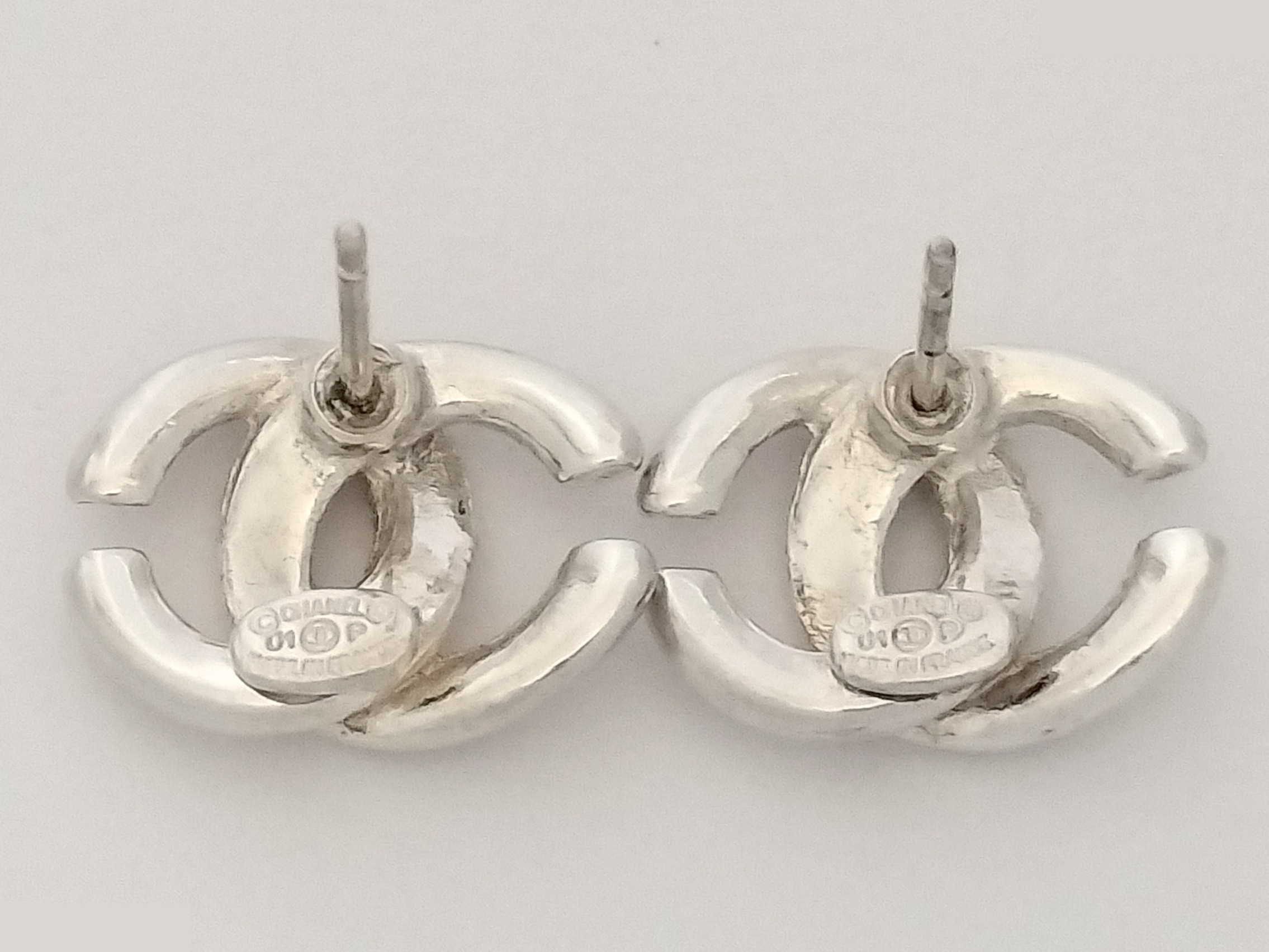 Coco Twisted Silver Earrings — view 4