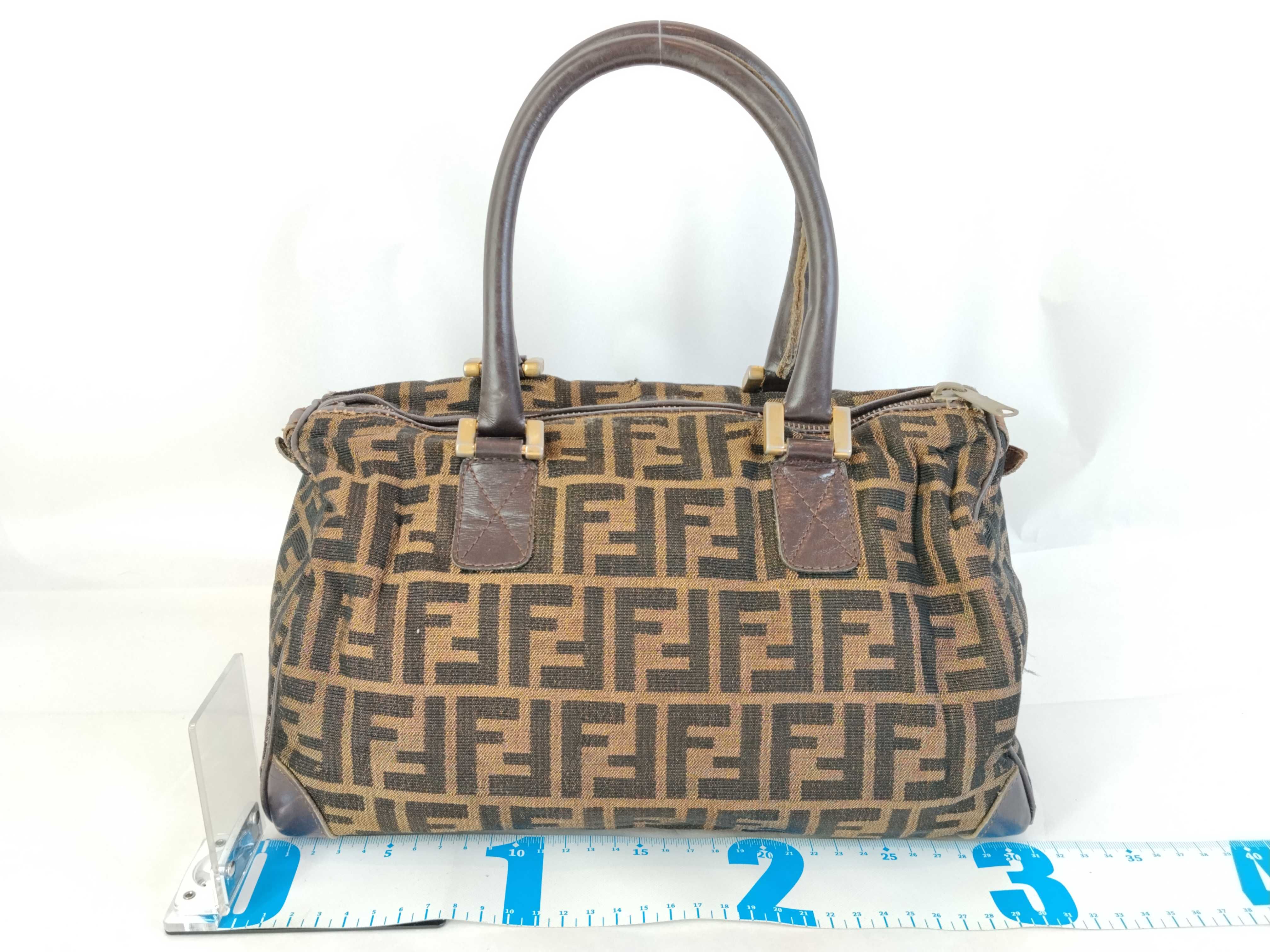 Zucca pattern Fendi handbag Title: Random selection of handbags — view 2