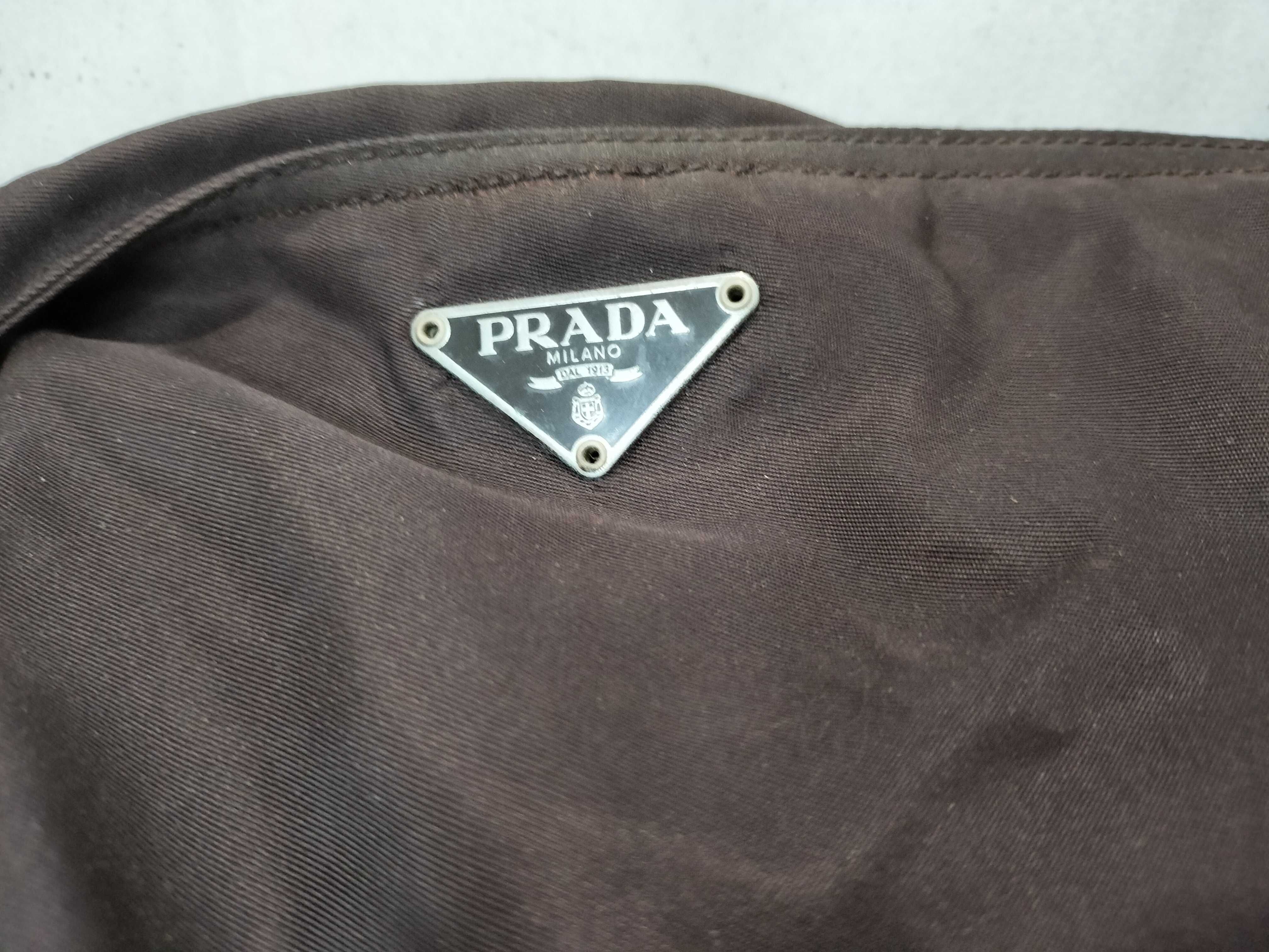 Nylon Prada Shoulder Bag Tessuto Brown Shoulder Bag — view 2