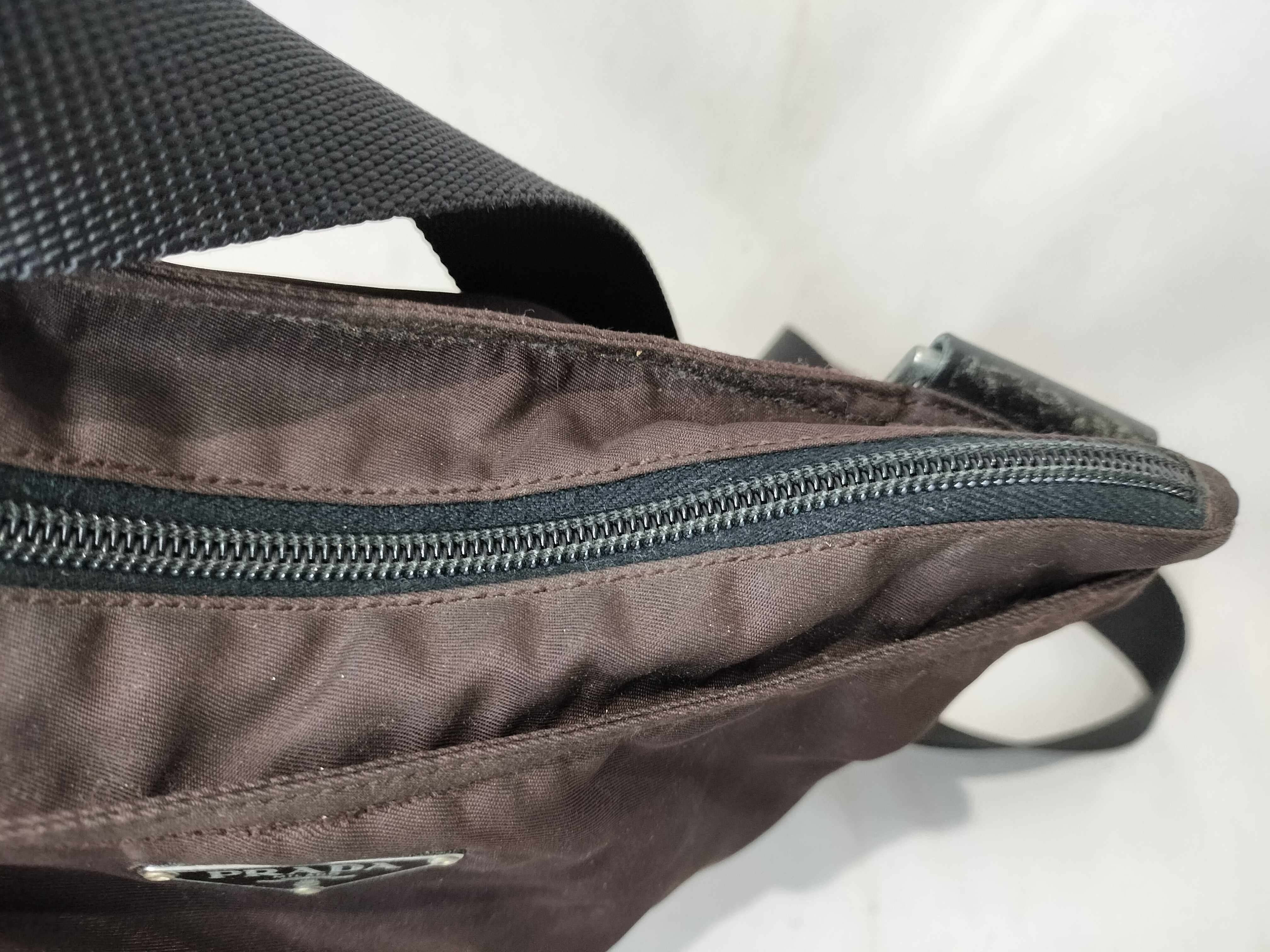 Nylon Prada Shoulder Bag Tessuto Brown Shoulder Bag — view 9