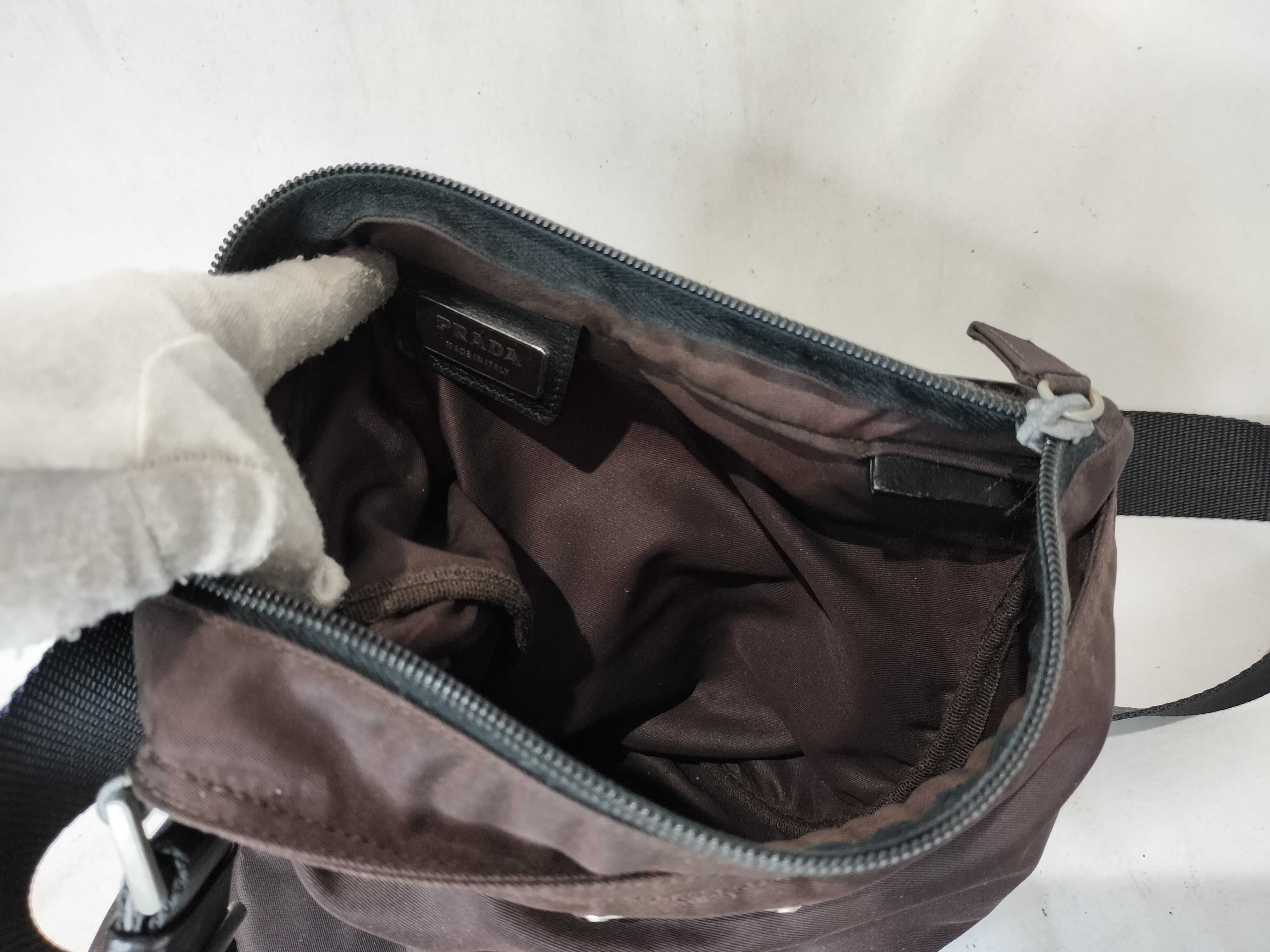 Nylon Prada Shoulder Bag Tessuto Brown Shoulder Bag — view 10