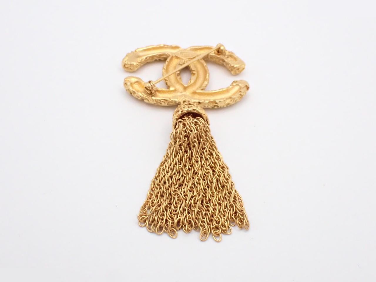 Coco Mark Fringe Brooch — view 2
