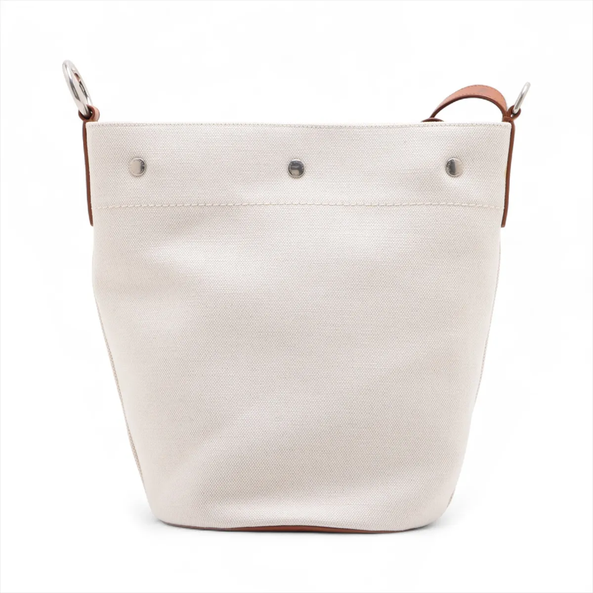 Rive Gauche Canvas x Leather Shoulder Bag Beige x Brown 669299 — view 2