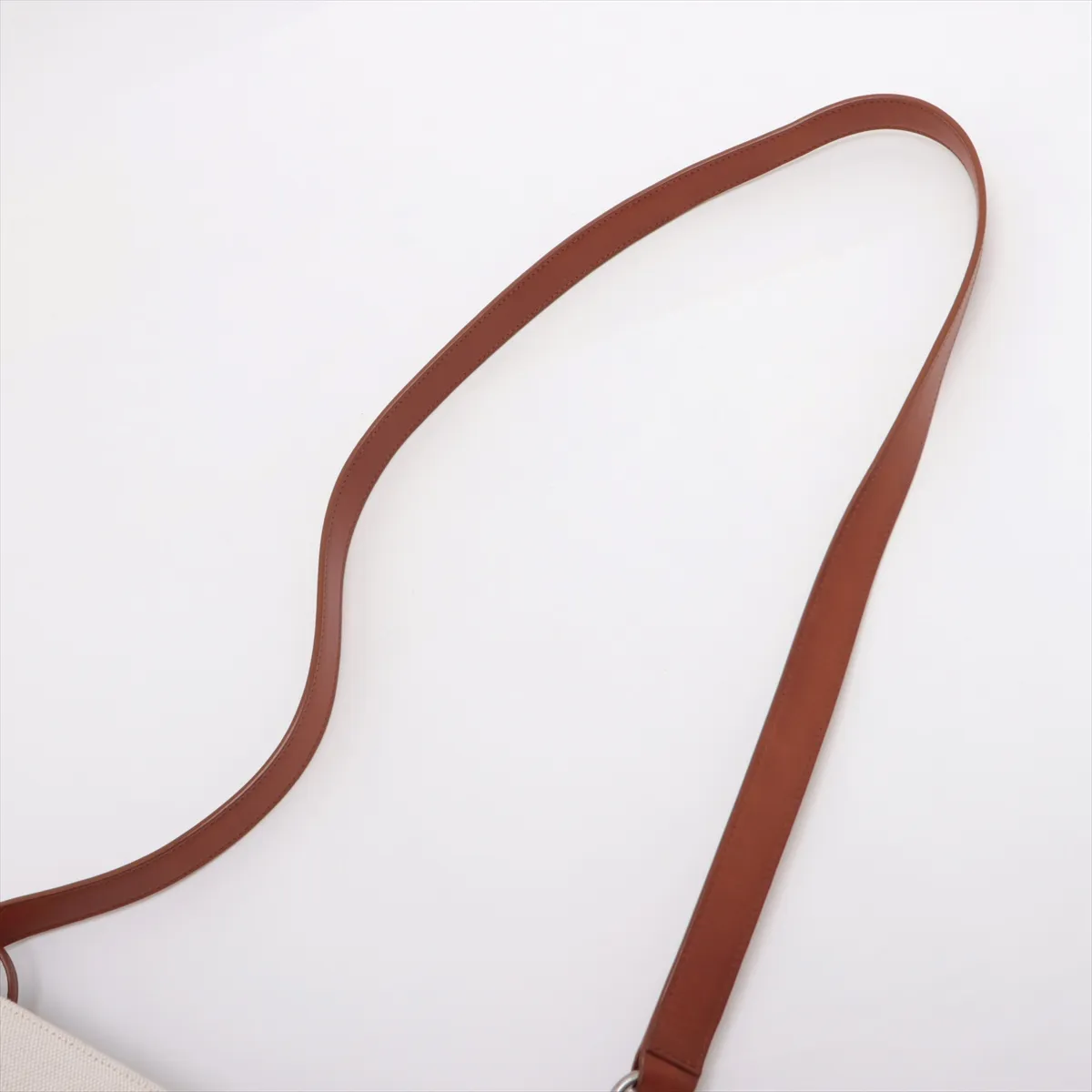 Rive Gauche Canvas x Leather Shoulder Bag Beige x Brown 669299 — view 5