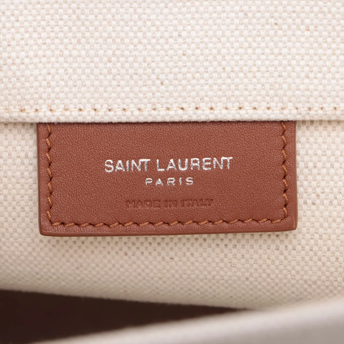 Rive Gauche Canvas x Leather Shoulder Bag Beige x Brown 669299 — view 8