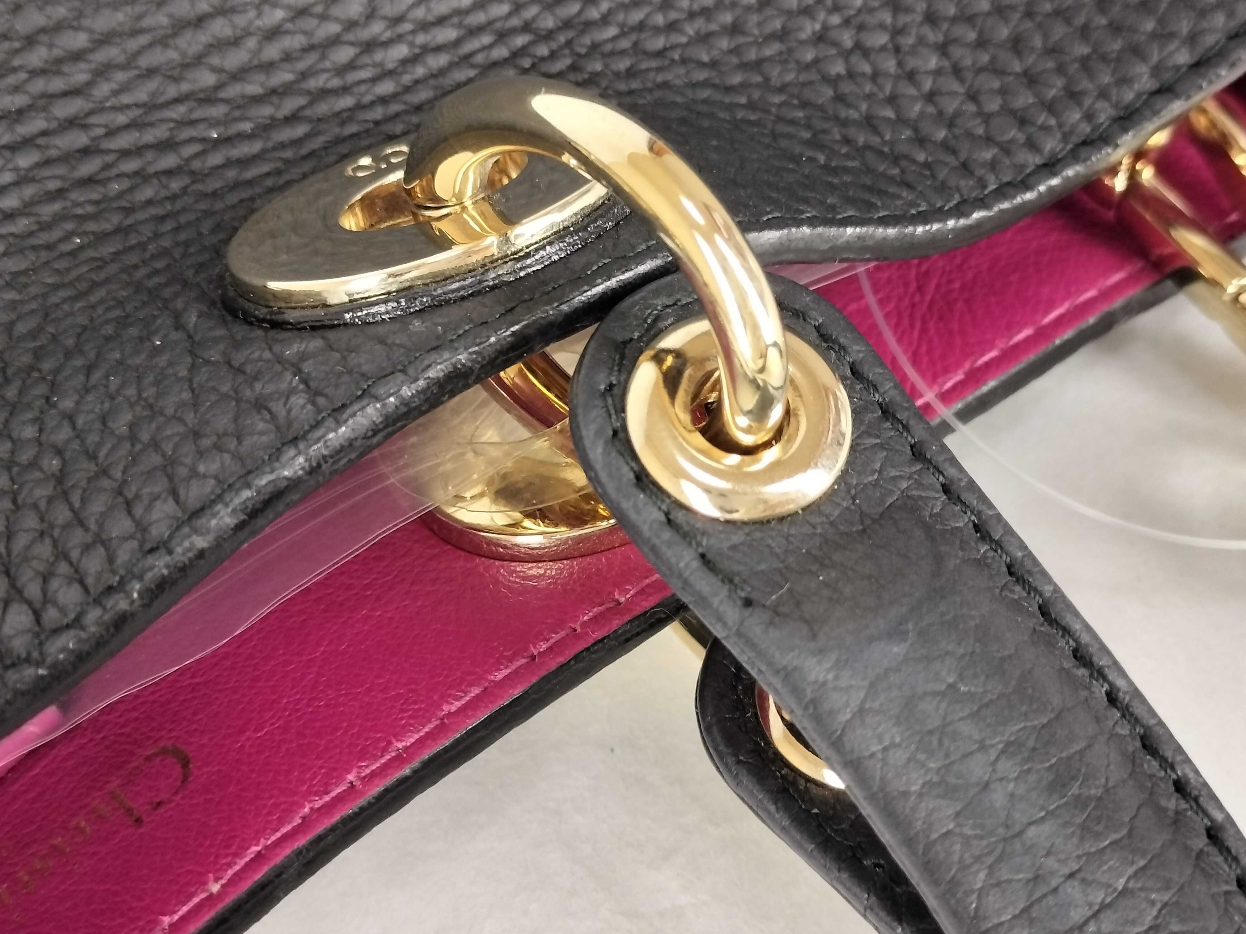 2-Way Diorissimo Tote Bag Leather Black Tote Bag — view 5