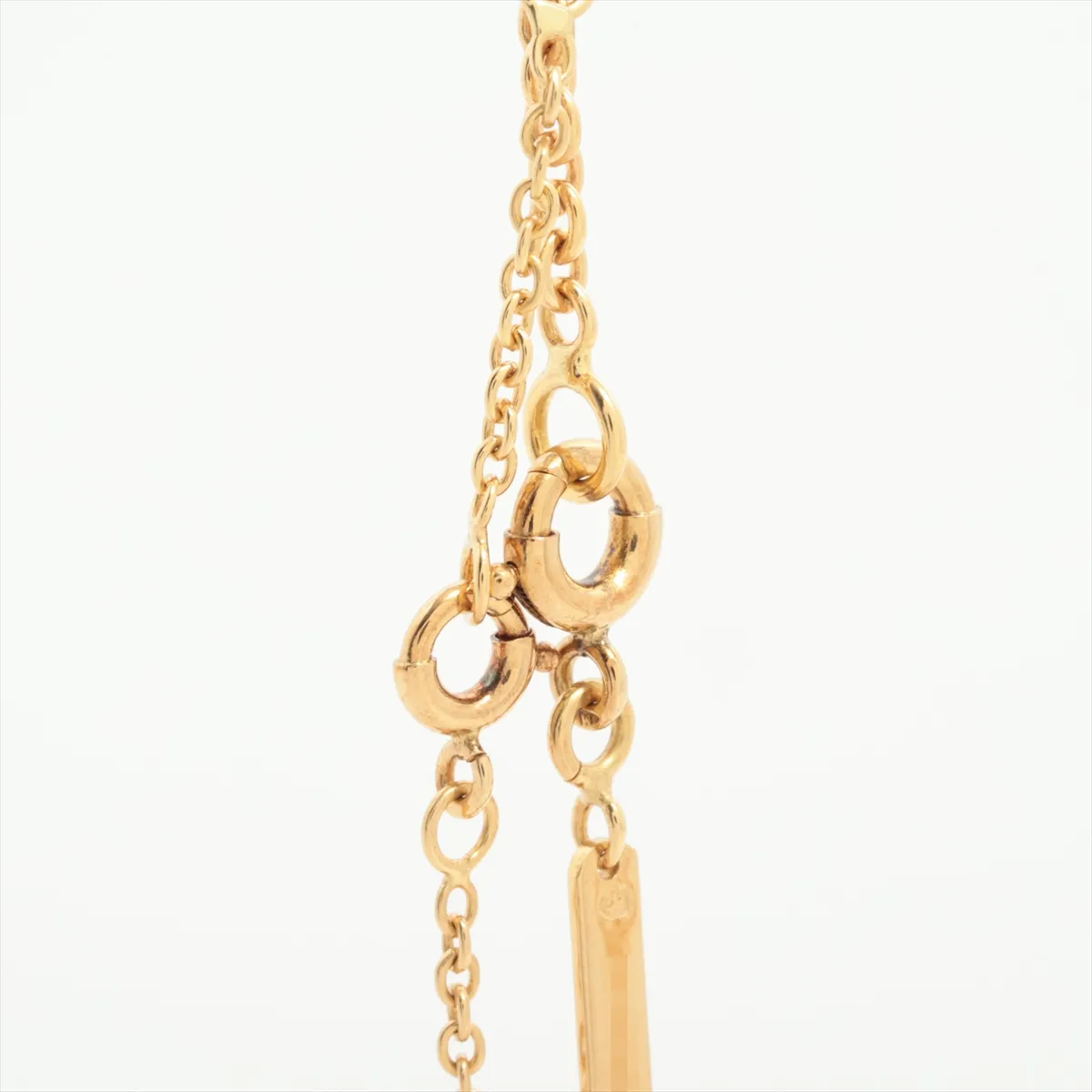 1/8 oz ingot necklace, 750 (yellow gold), 9.7g, C71899 C96023, hallmark — view 3