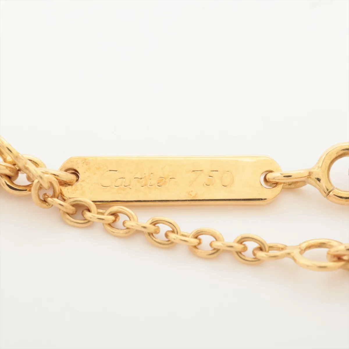 1/8 oz ingot necklace, 750 (yellow gold), 9.7g, C71899 C96023, hallmark — view 4