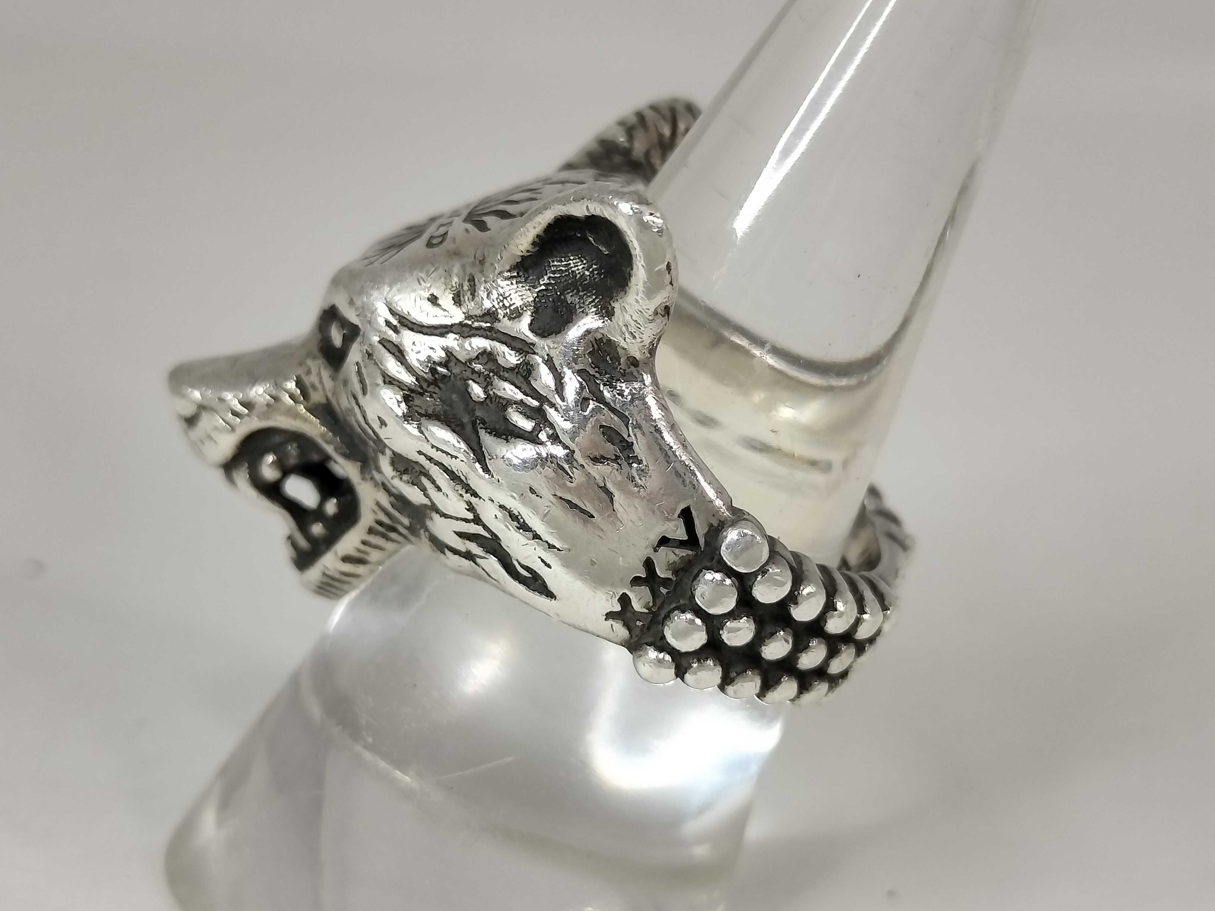 925 Anger Forest Wolf Ring 18.4g — view 2