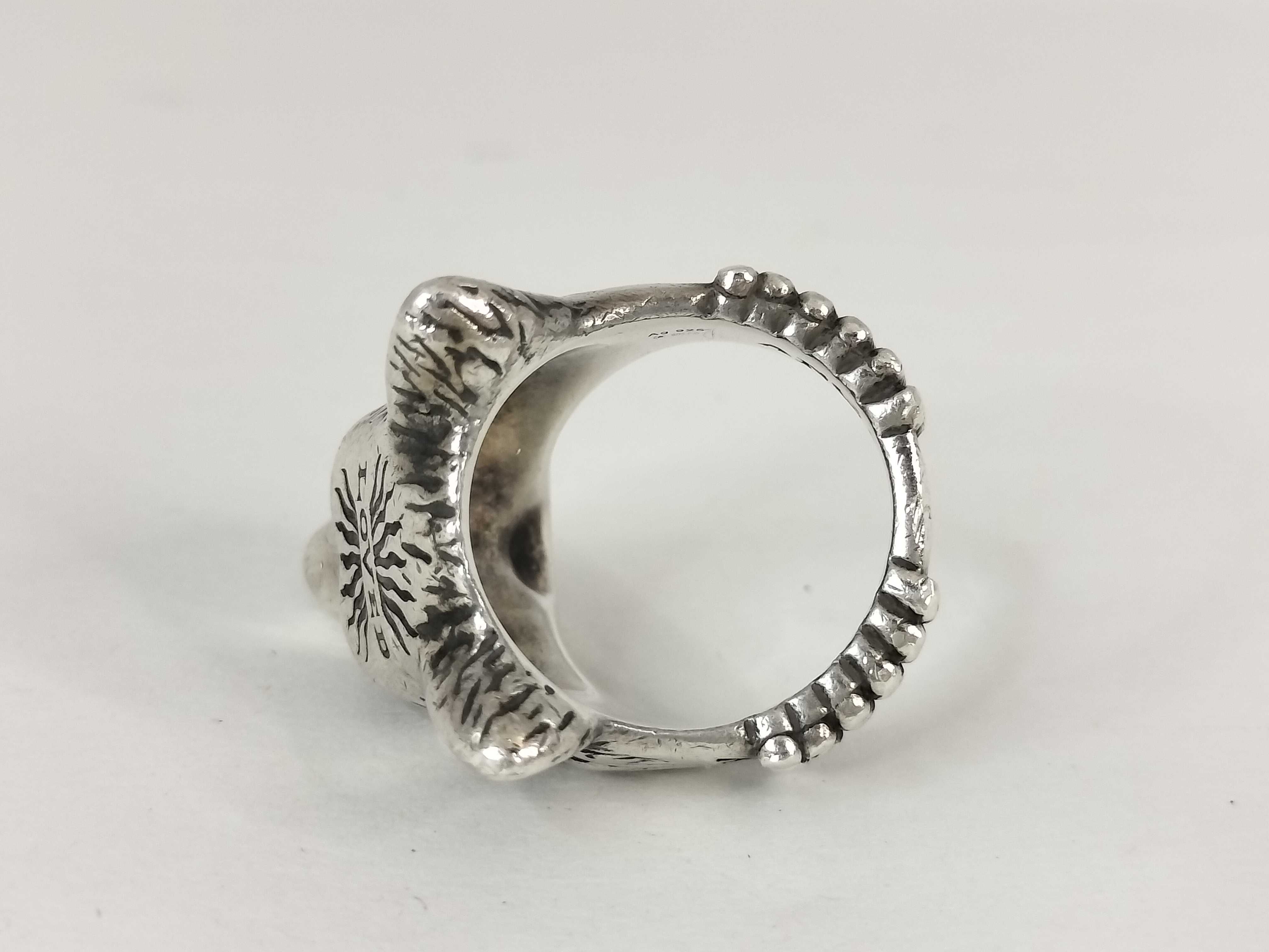 925 Anger Forest Wolf Ring 18.4g — view 3