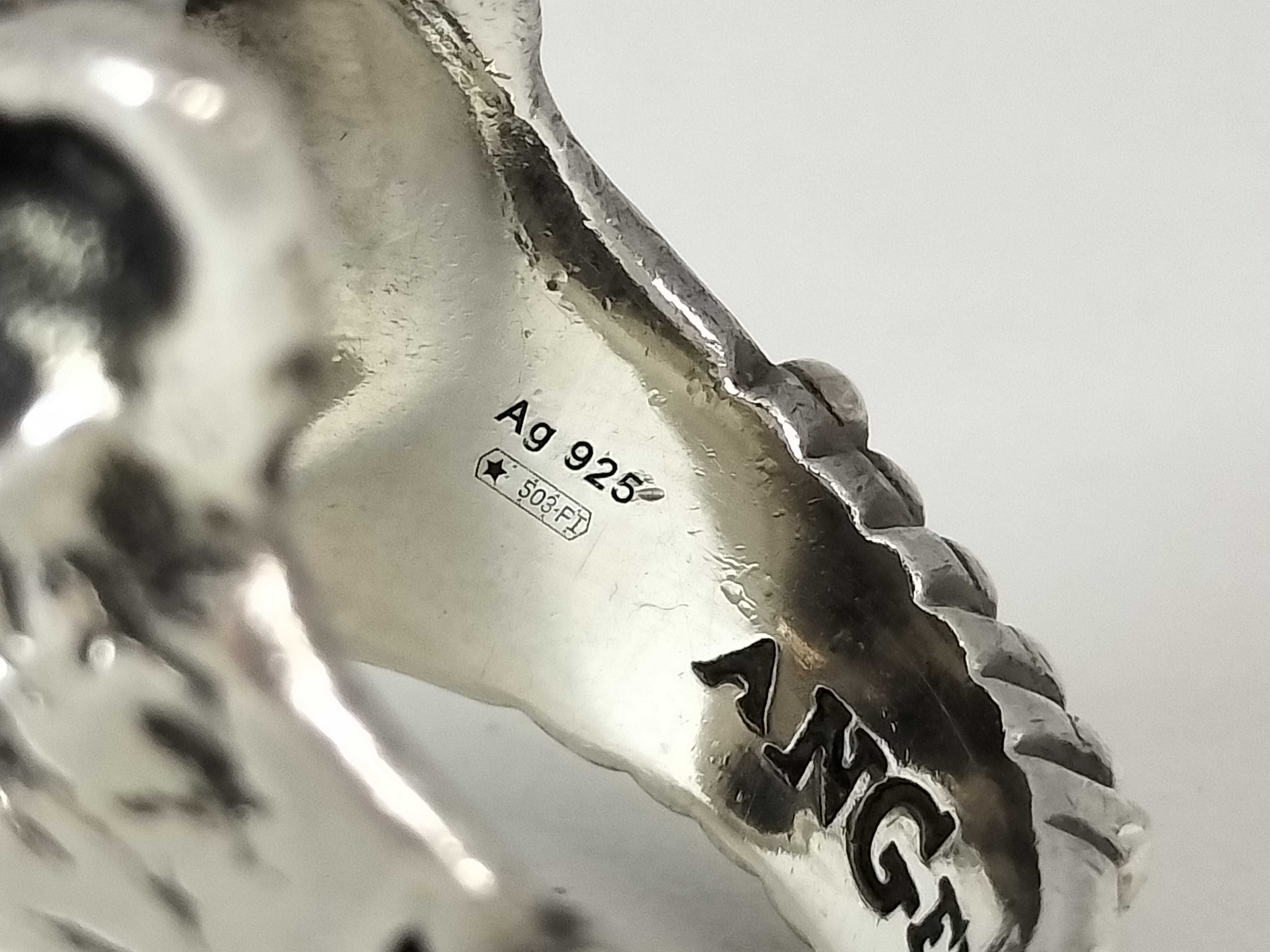 925 Anger Forest Wolf Ring 18.4g — view 4