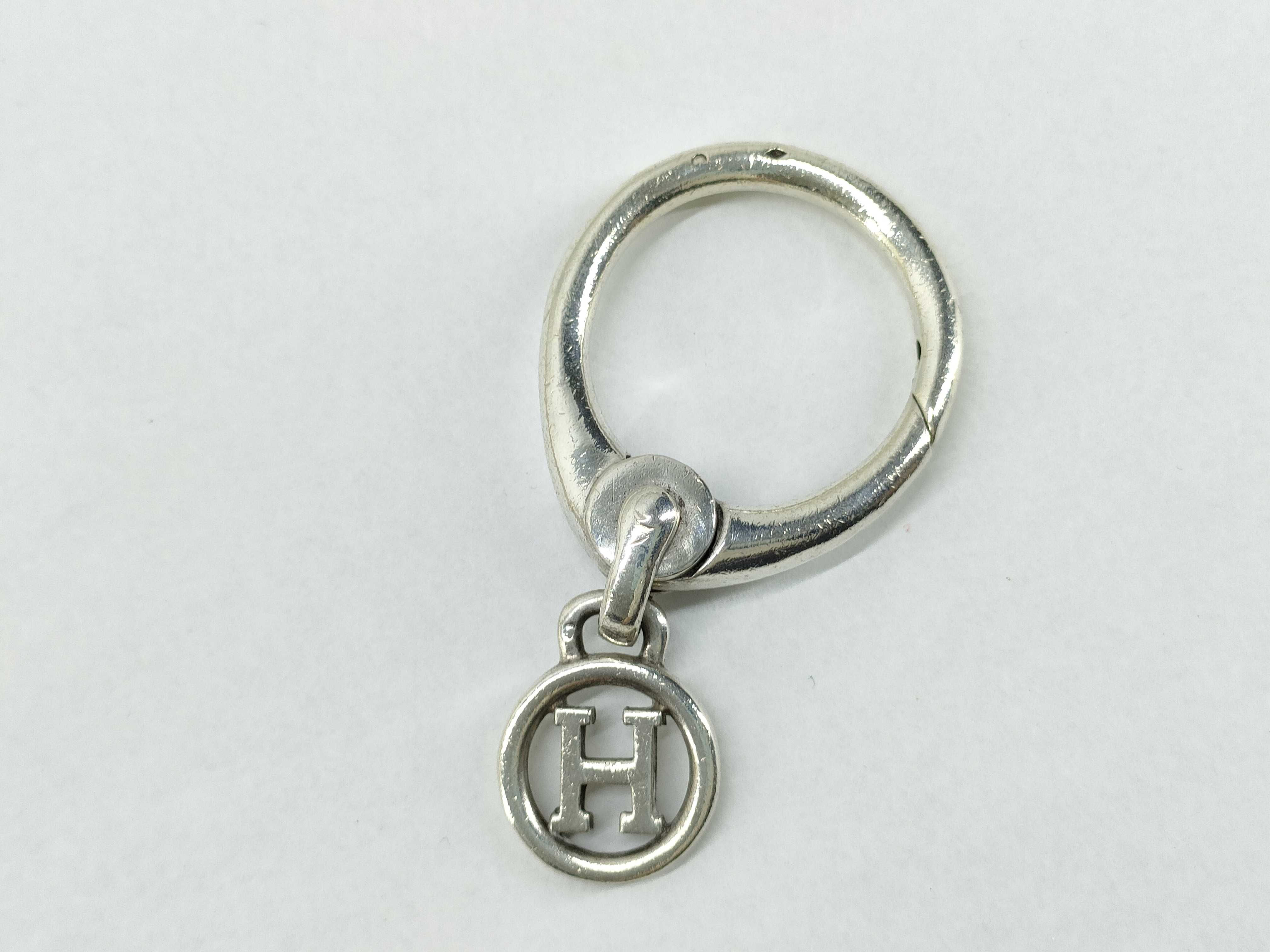 H logo key ring sv925 key case — view 2