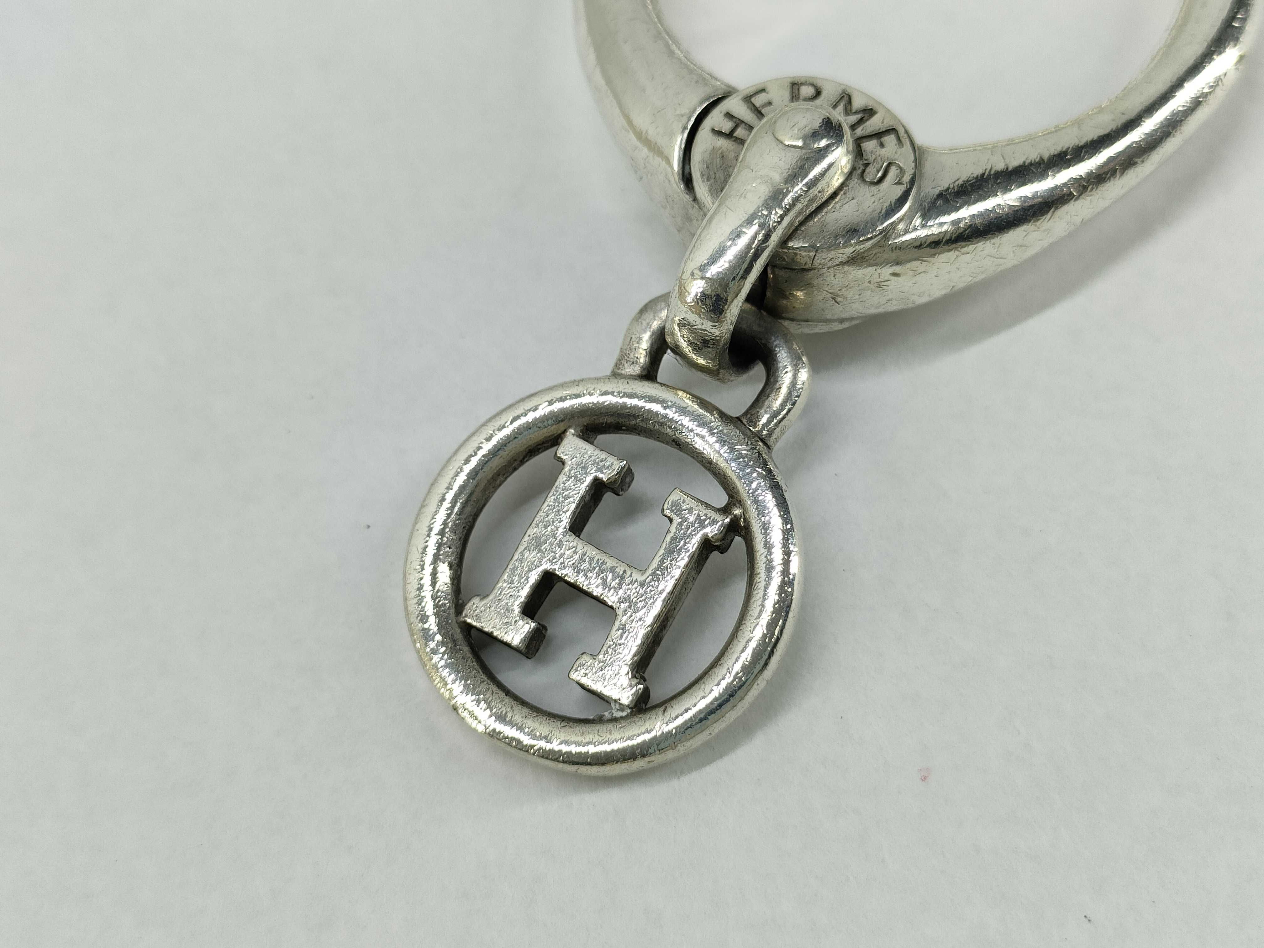 H logo key ring sv925 key case — view 4