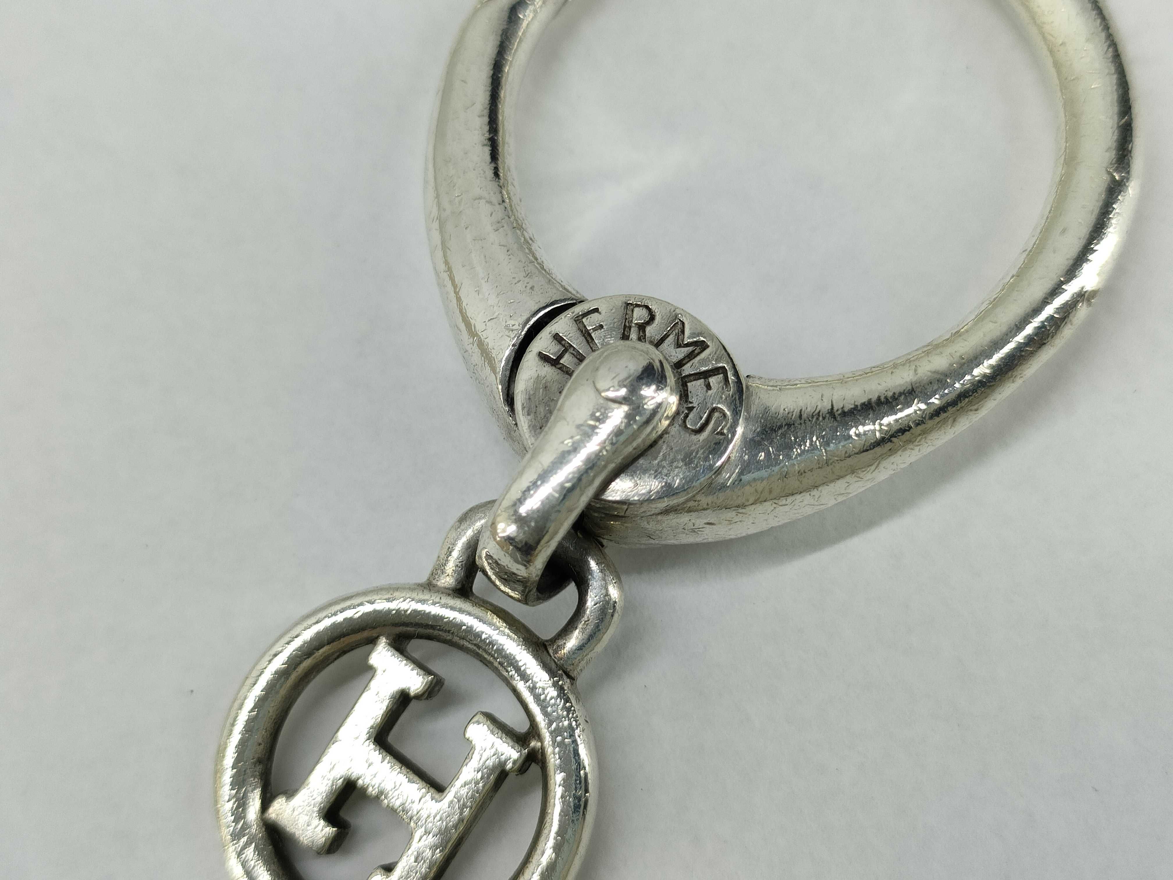 H logo key ring sv925 key case — view 5