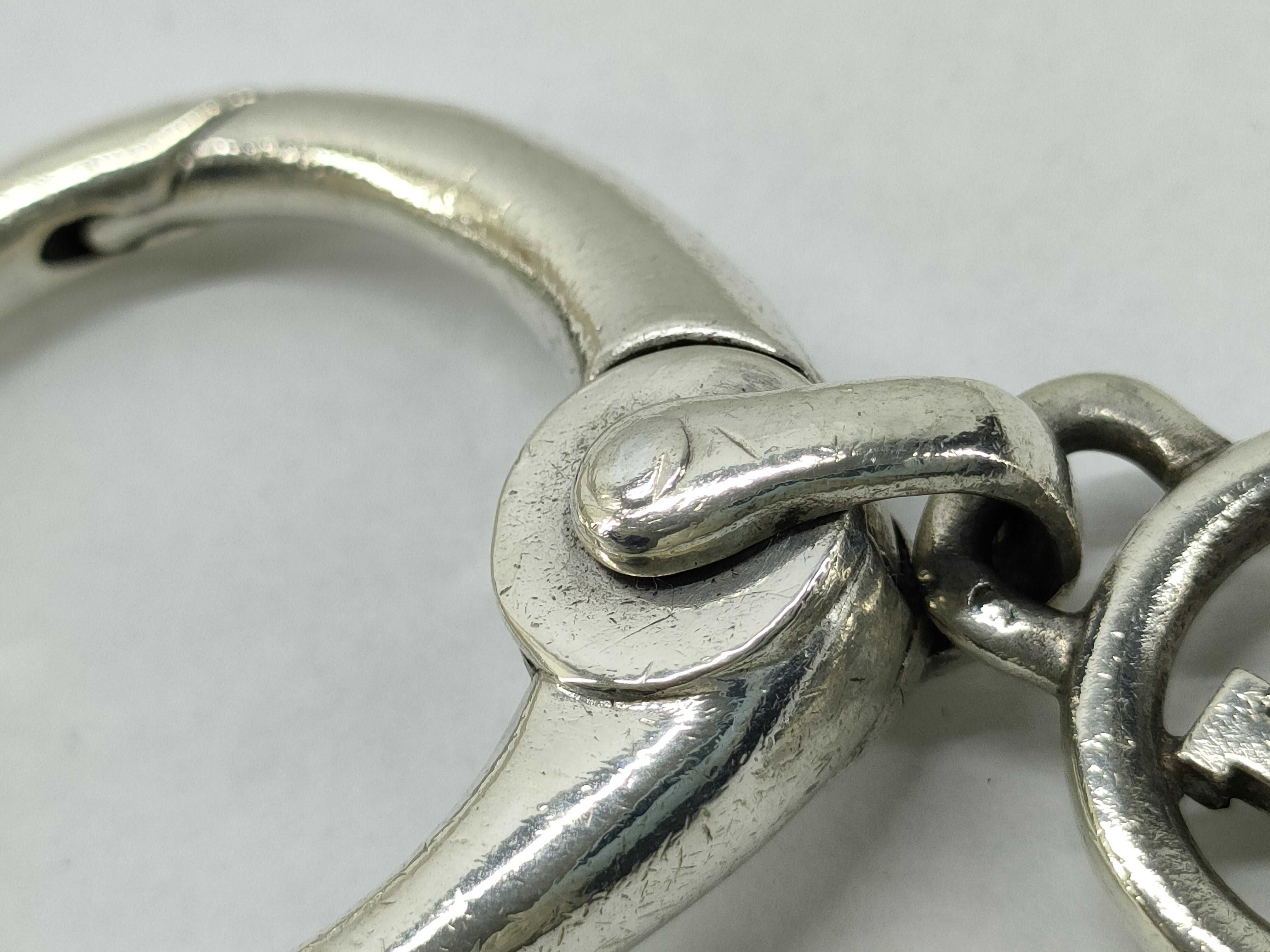 H logo key ring sv925 key case — view 10