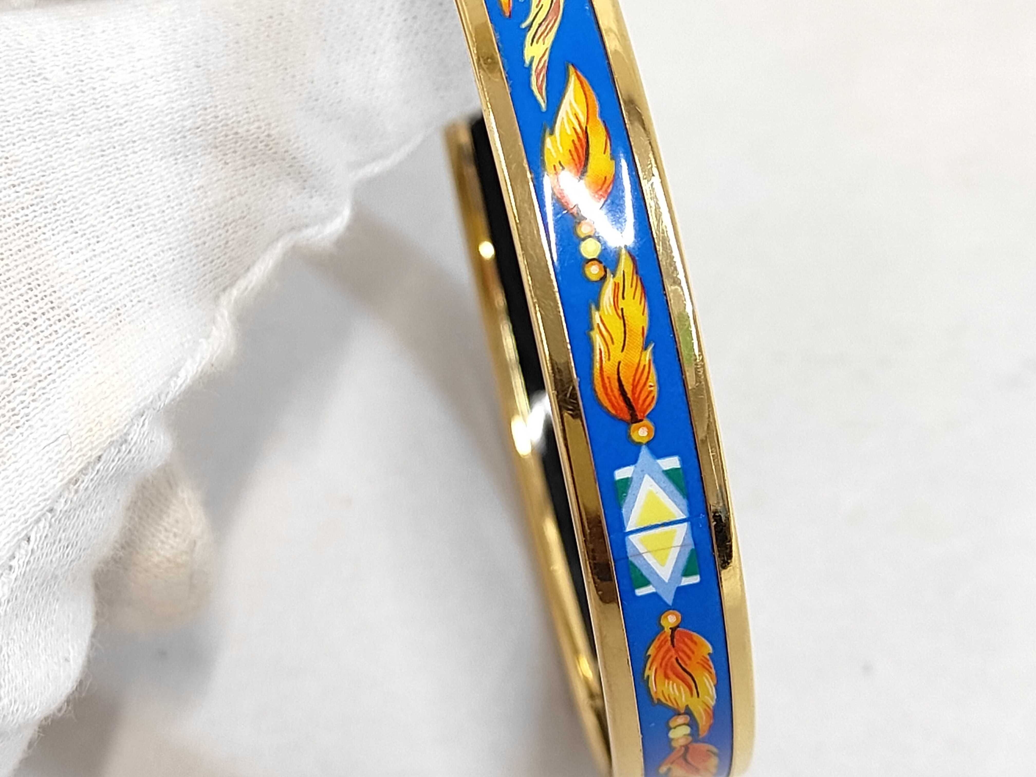 enamel cloisonné bracelet/bangle — view 5