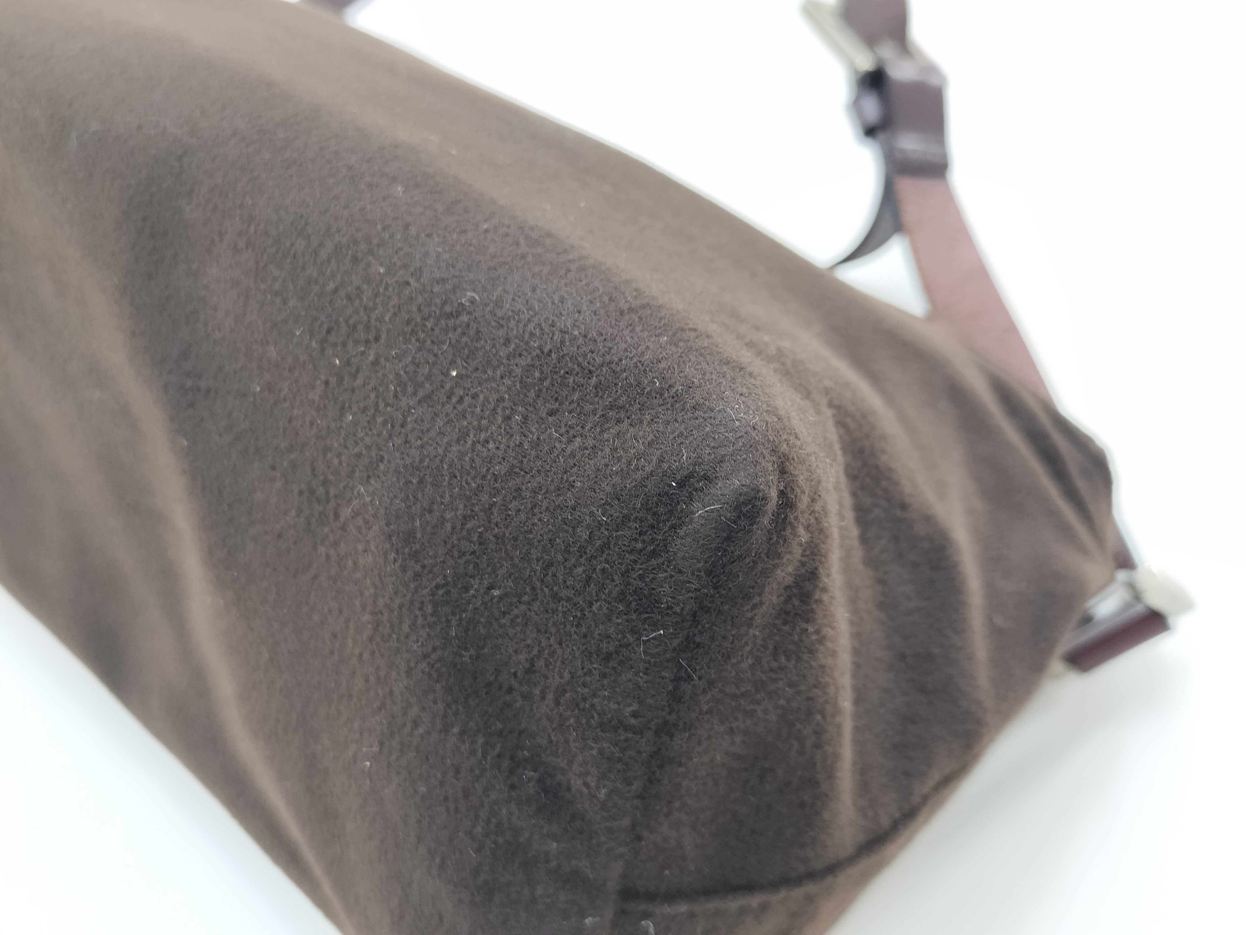 Suede Mamma Bucket Shoulder Bag — view 7