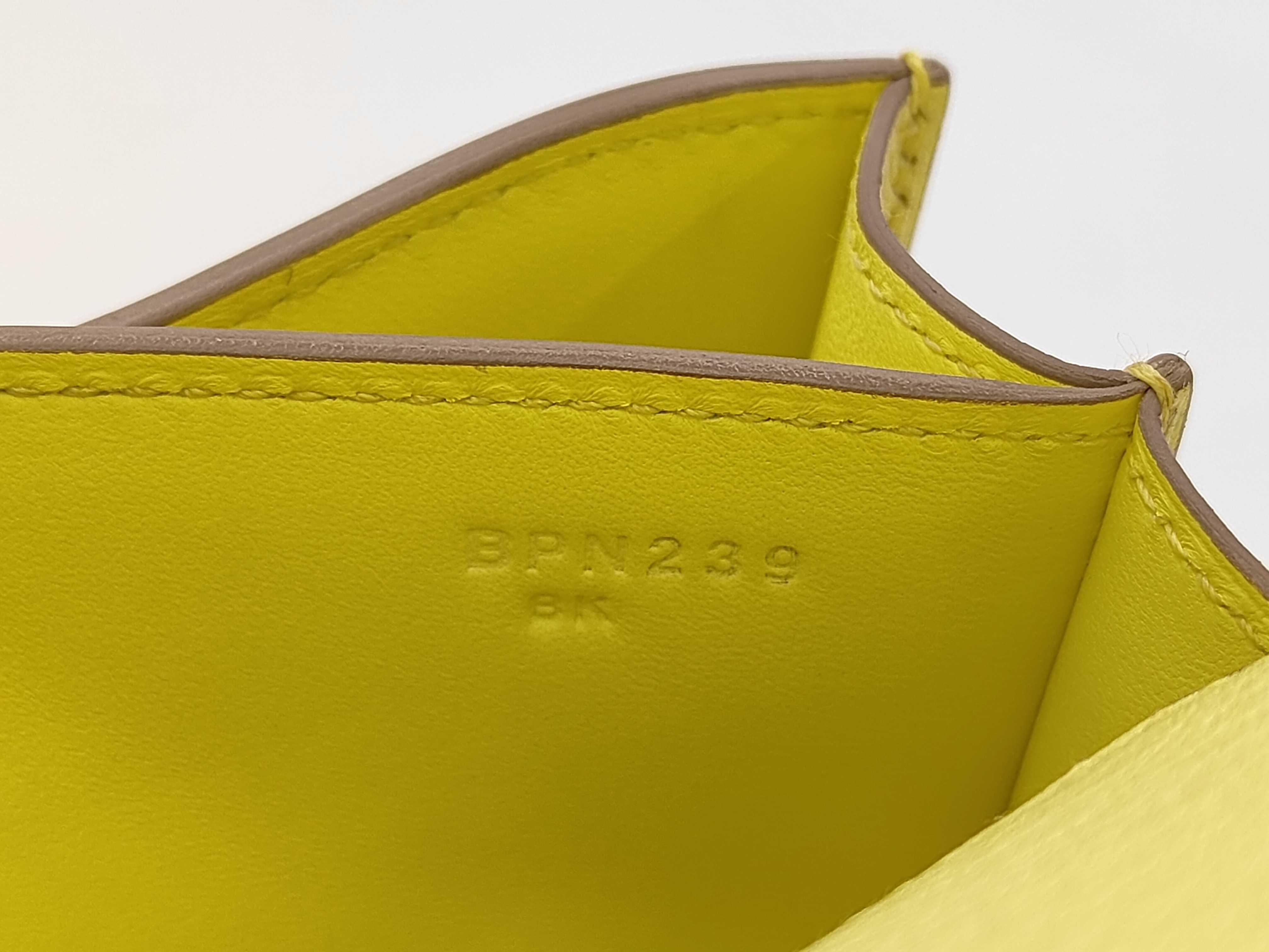 Constance Mini Chevre Limoncello Silver Hardware B Stamp Shoulder Bag — view 13