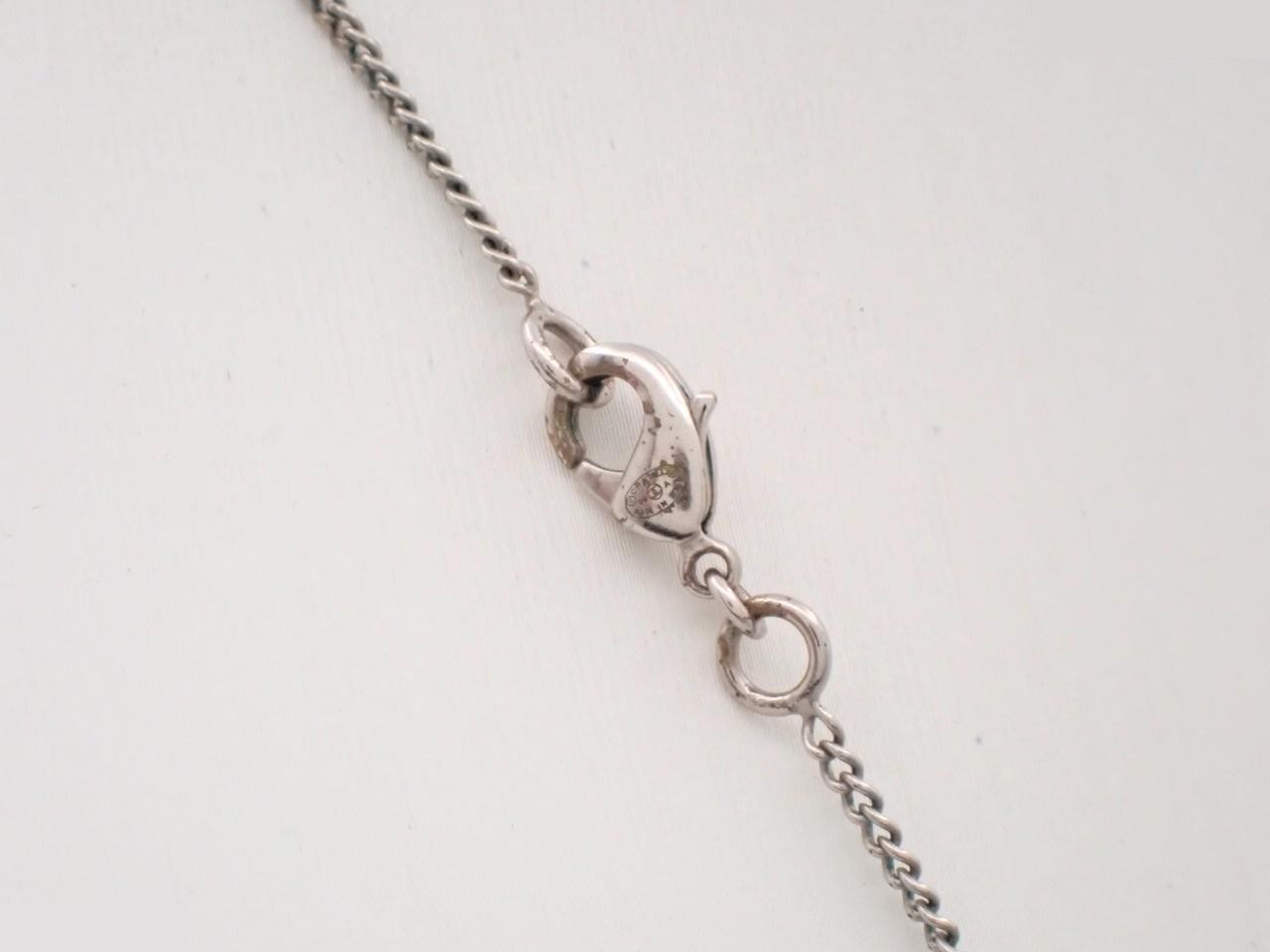 Coco Mark Rhinestone Reversible Necklace, Chain approx. 62cm — view 2