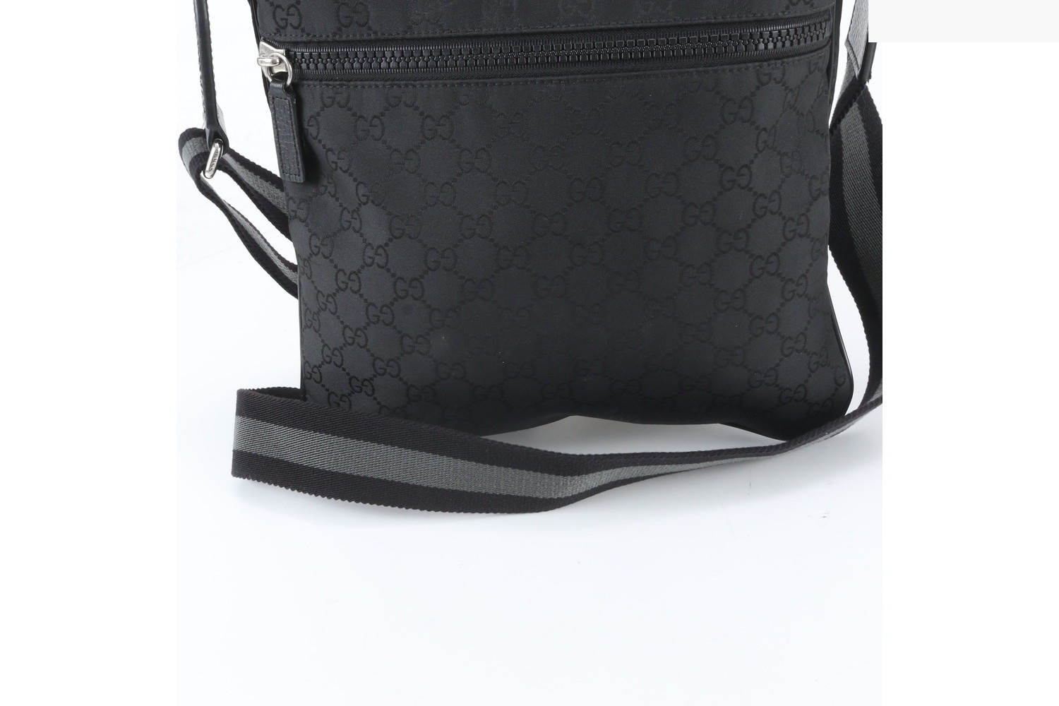 GG Nylon 449184 Leather Shoulder Bag — view 2