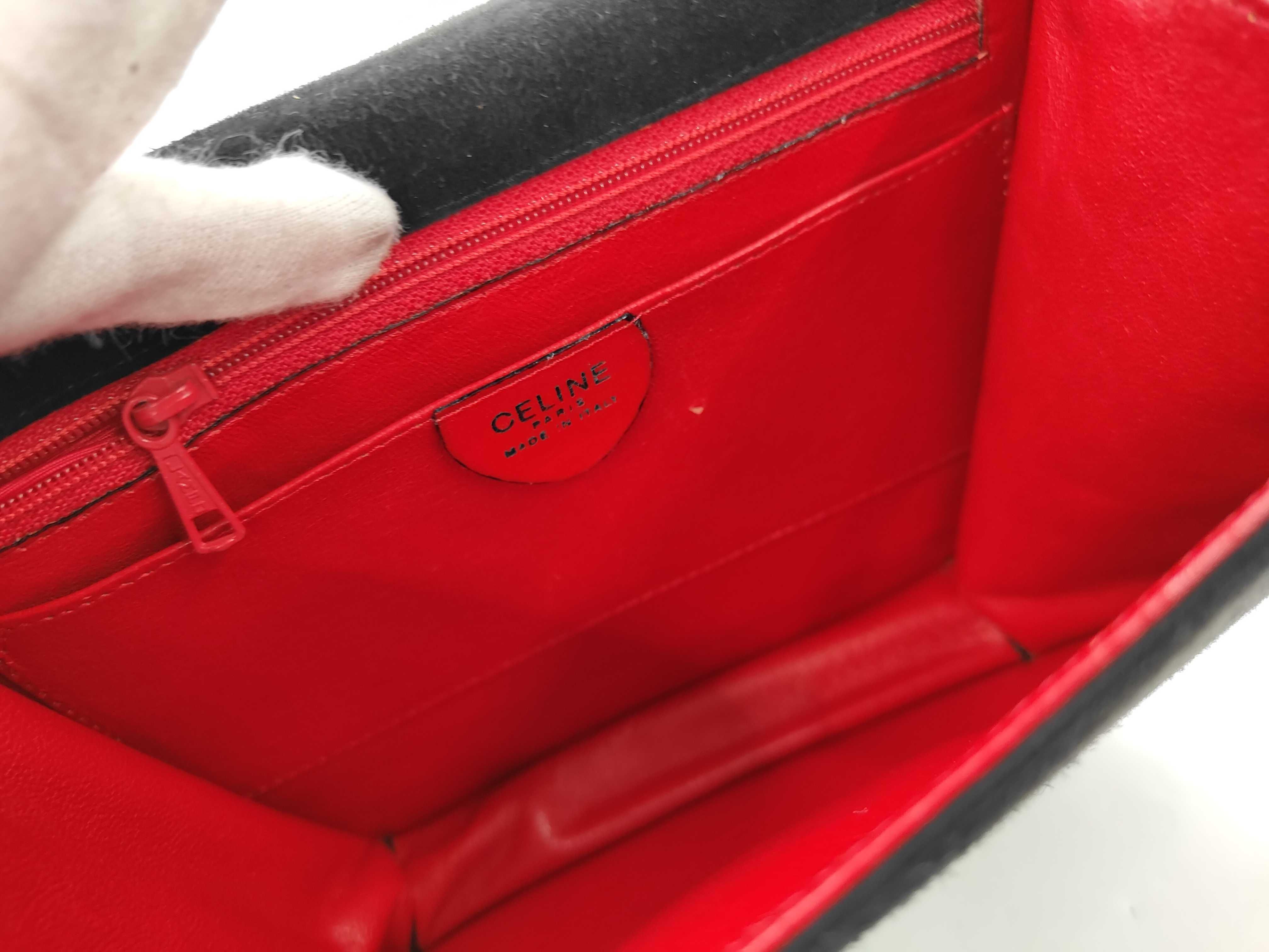 Shoulder Bag, Suede Black, Handbag — view 9
