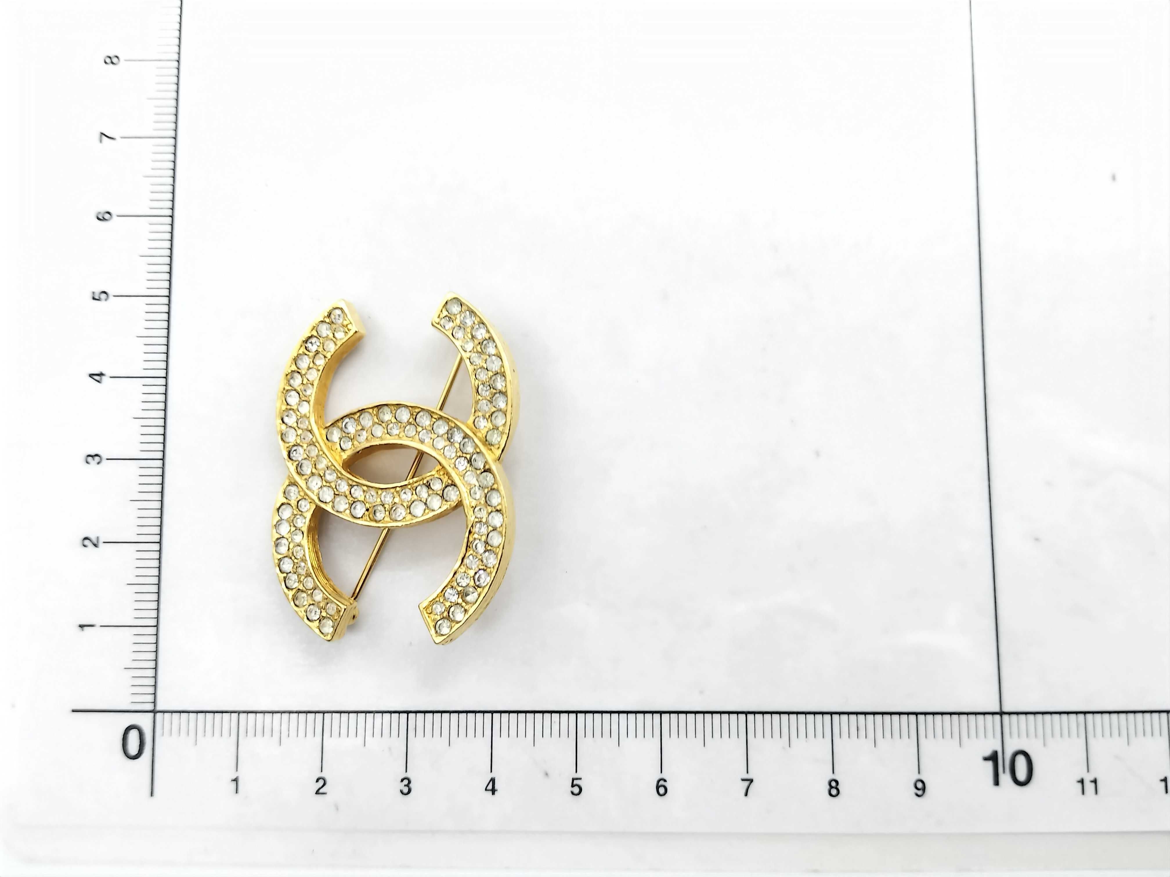 Coco Mark Rhinestone Brooch — view 6