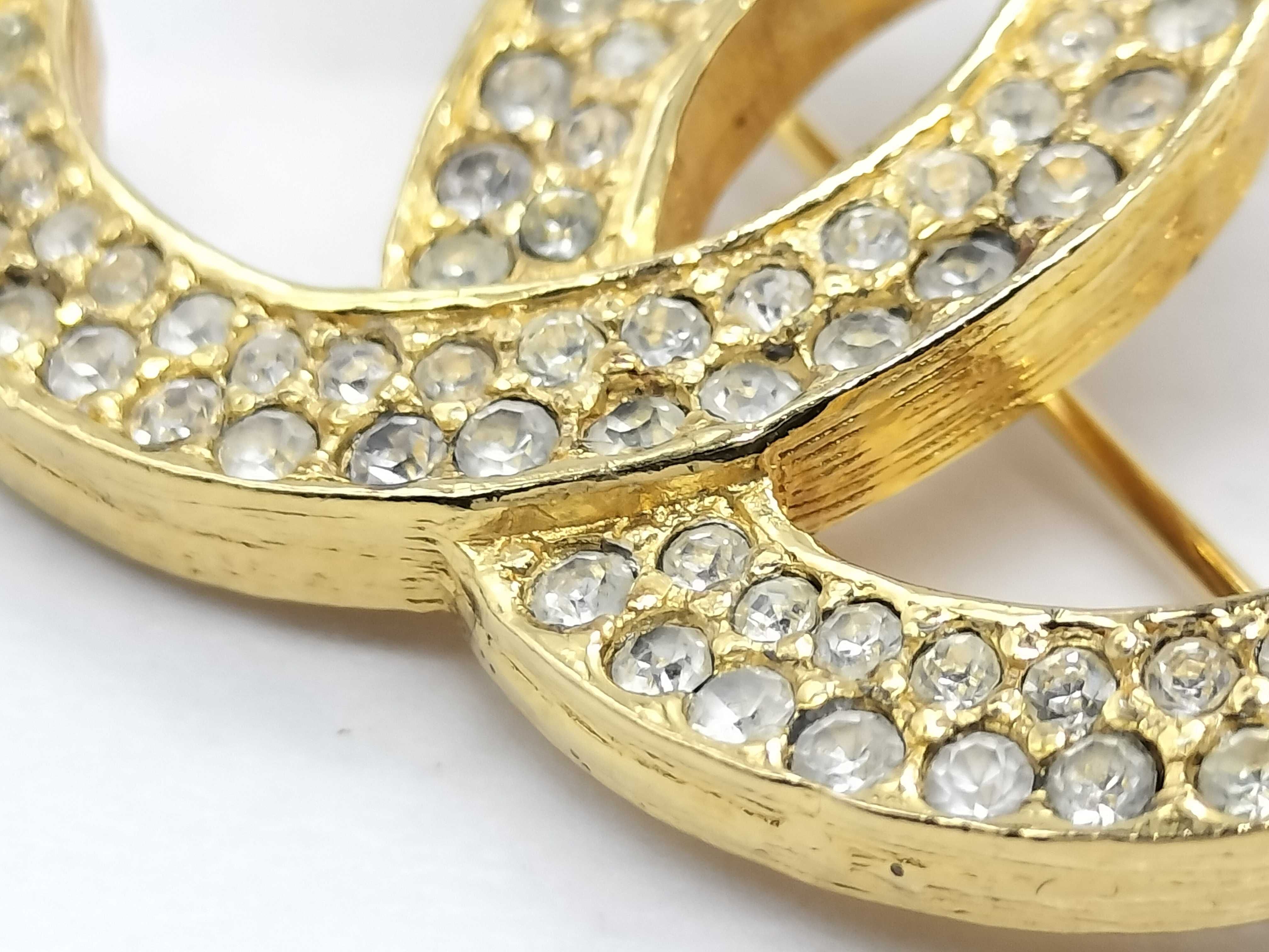 Coco Mark Rhinestone Brooch — view 8