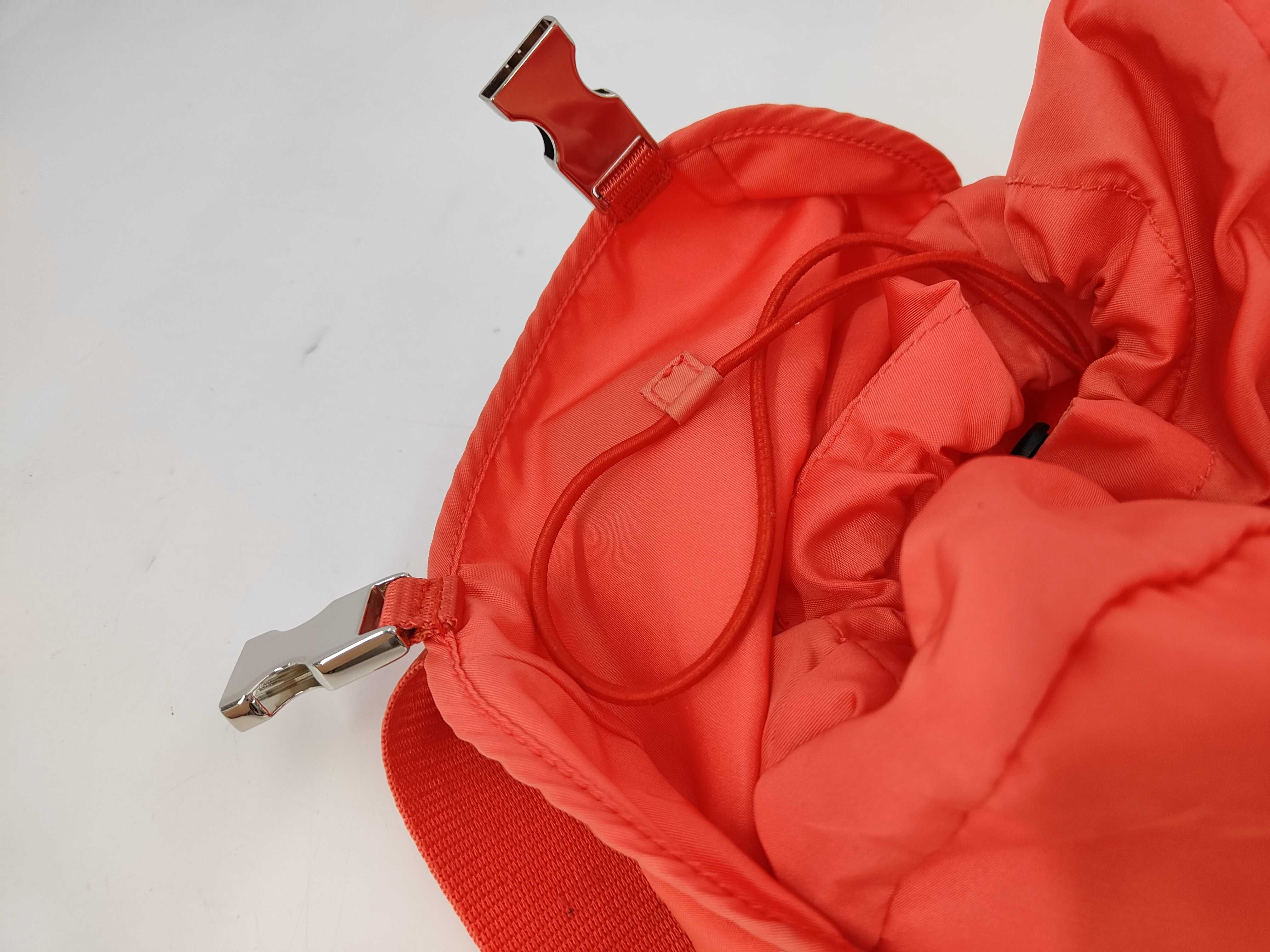 Nylon Backpack, Salmon Pink — view 10