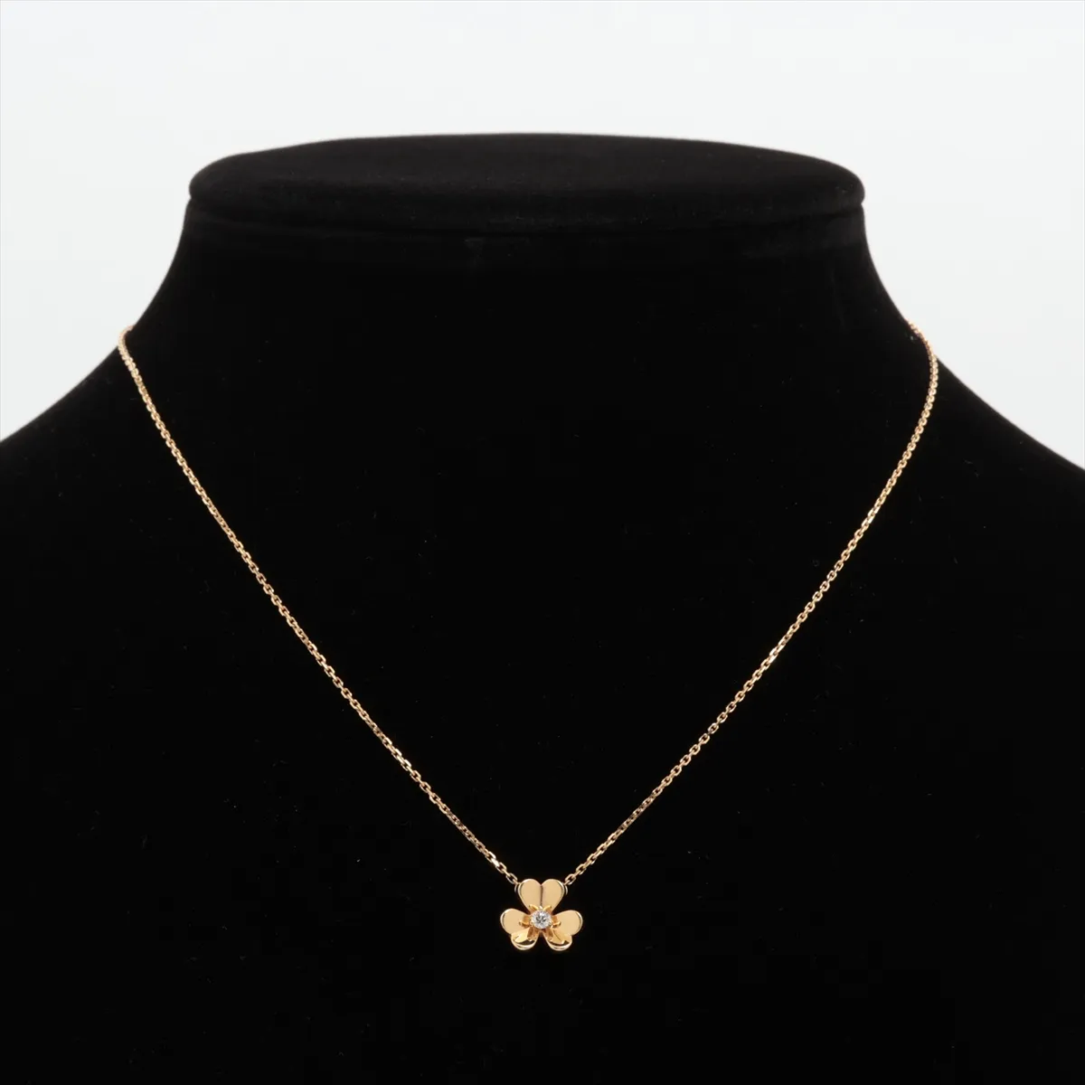 Frivole Mini Diamond Necklace, 750 (Yellow Gold), 3.1g, JP750292. Features — view 5