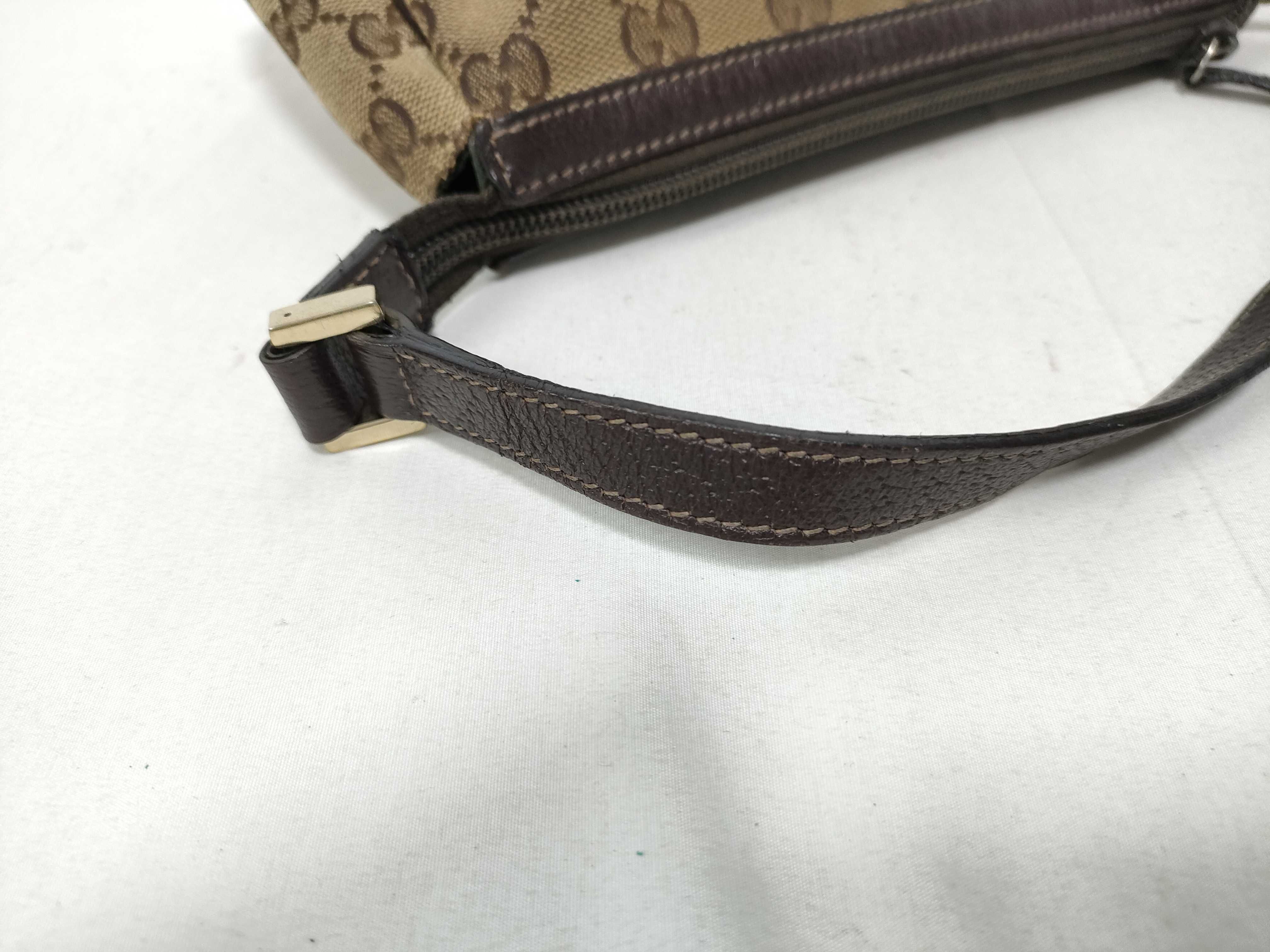 Brown GG Canvas Vintage Mahjong Wrist Bag Handbag — view 10