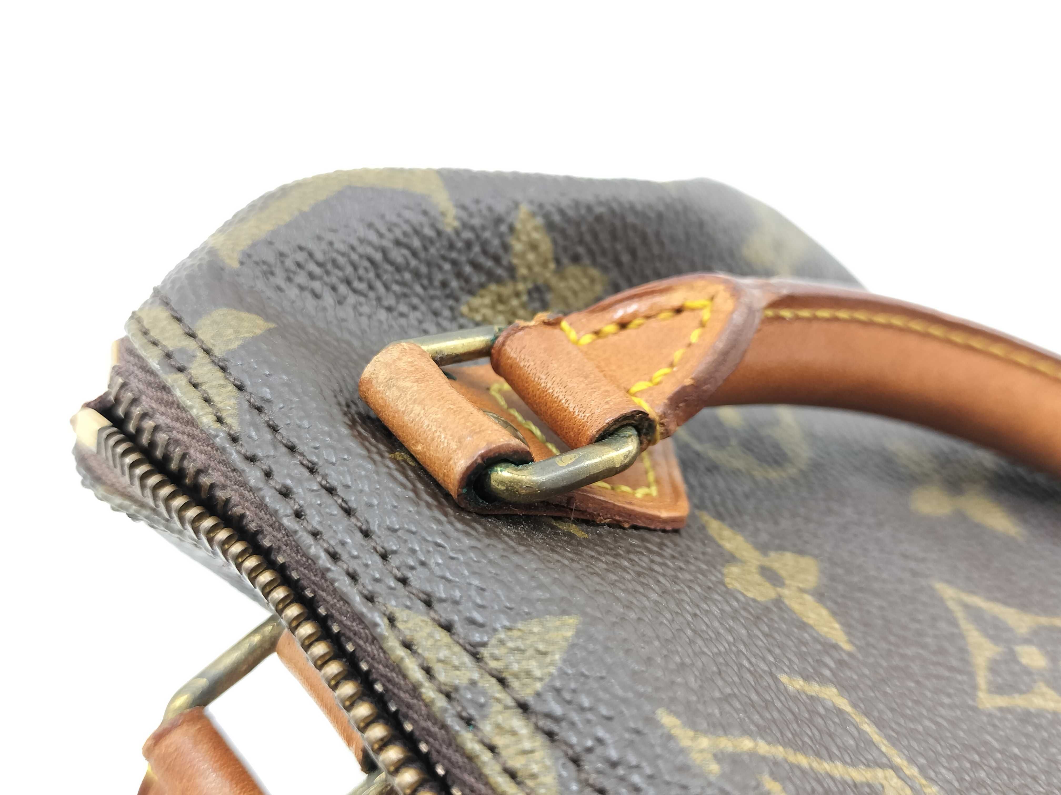 Monogram LV Monogram Mini Speedy Handbag with pull tab, no tears. — view 15
