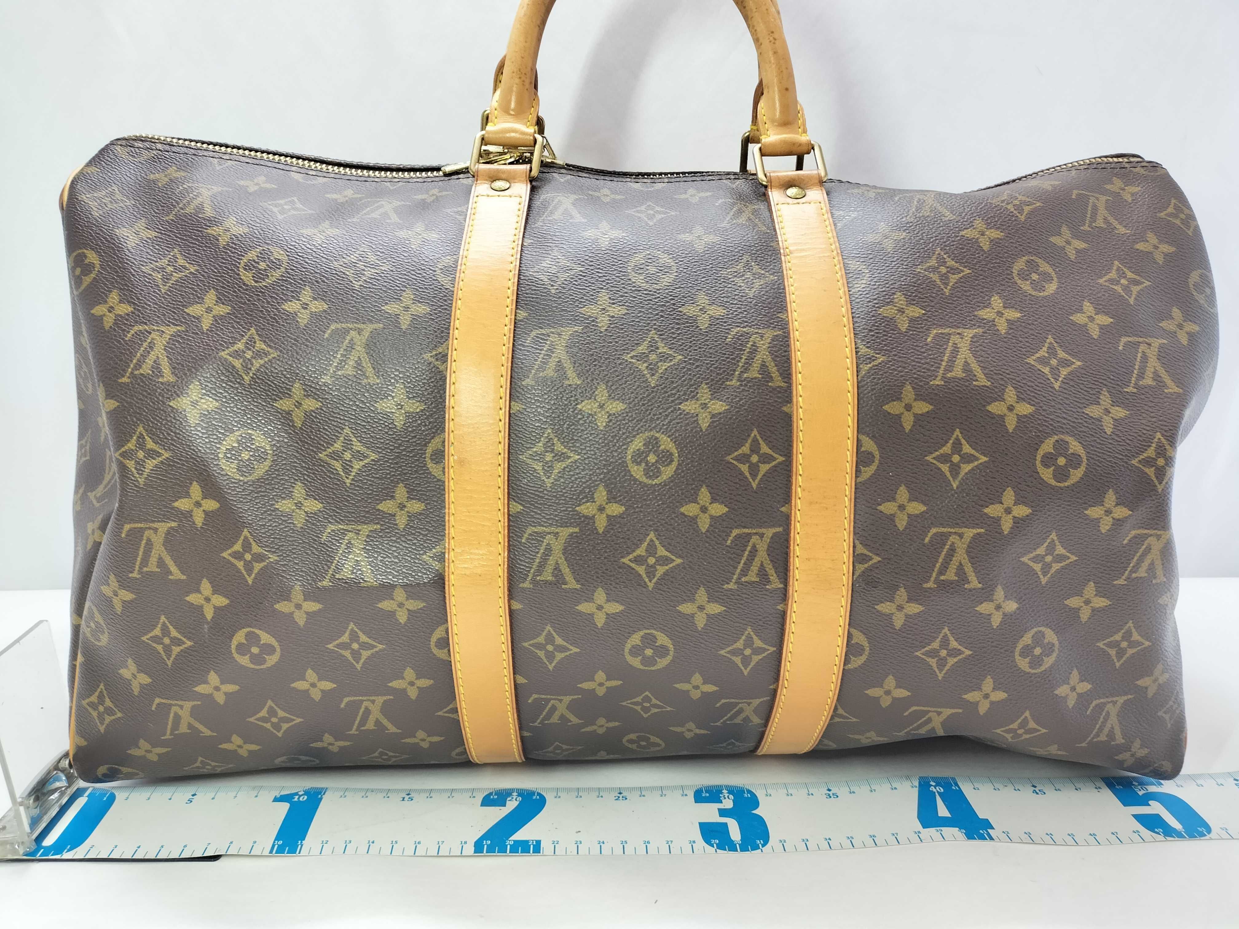 Monogram Vuitton Keepall 50 Boston Bag — view 2