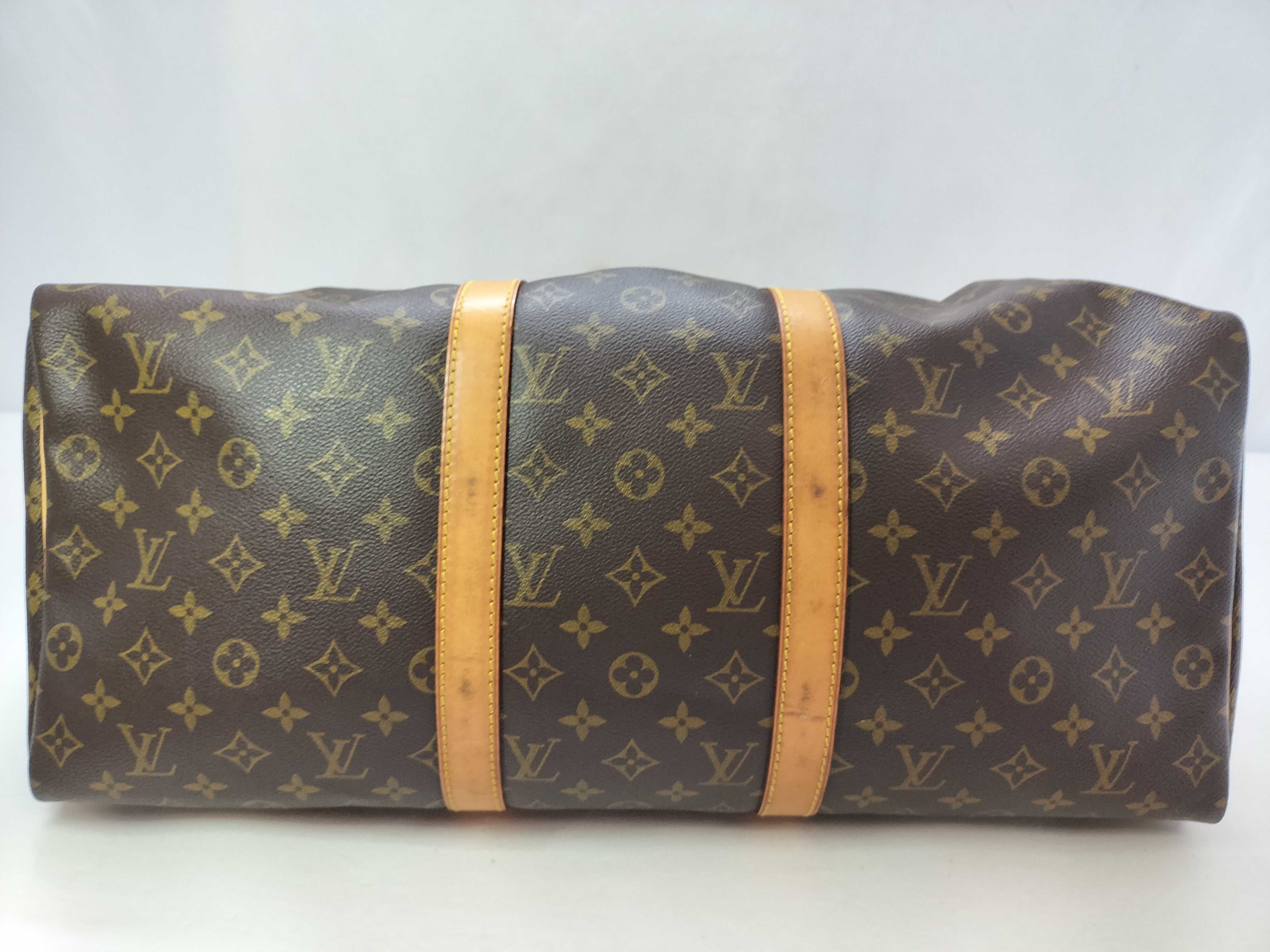 Monogram Vuitton Keepall 50 Boston Bag — view 14