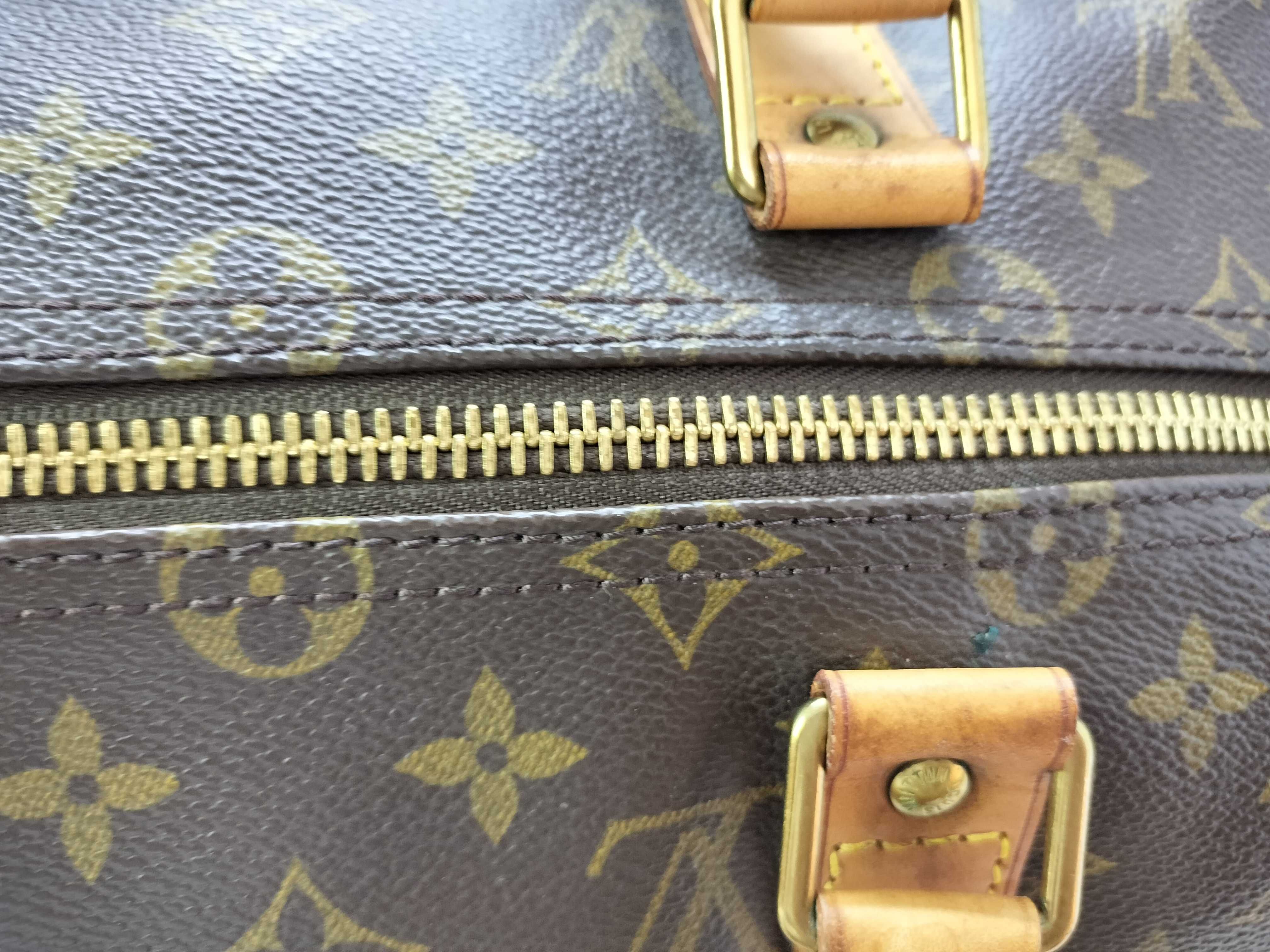 Monogram Vuitton Keepall 50 Boston Bag — view 6