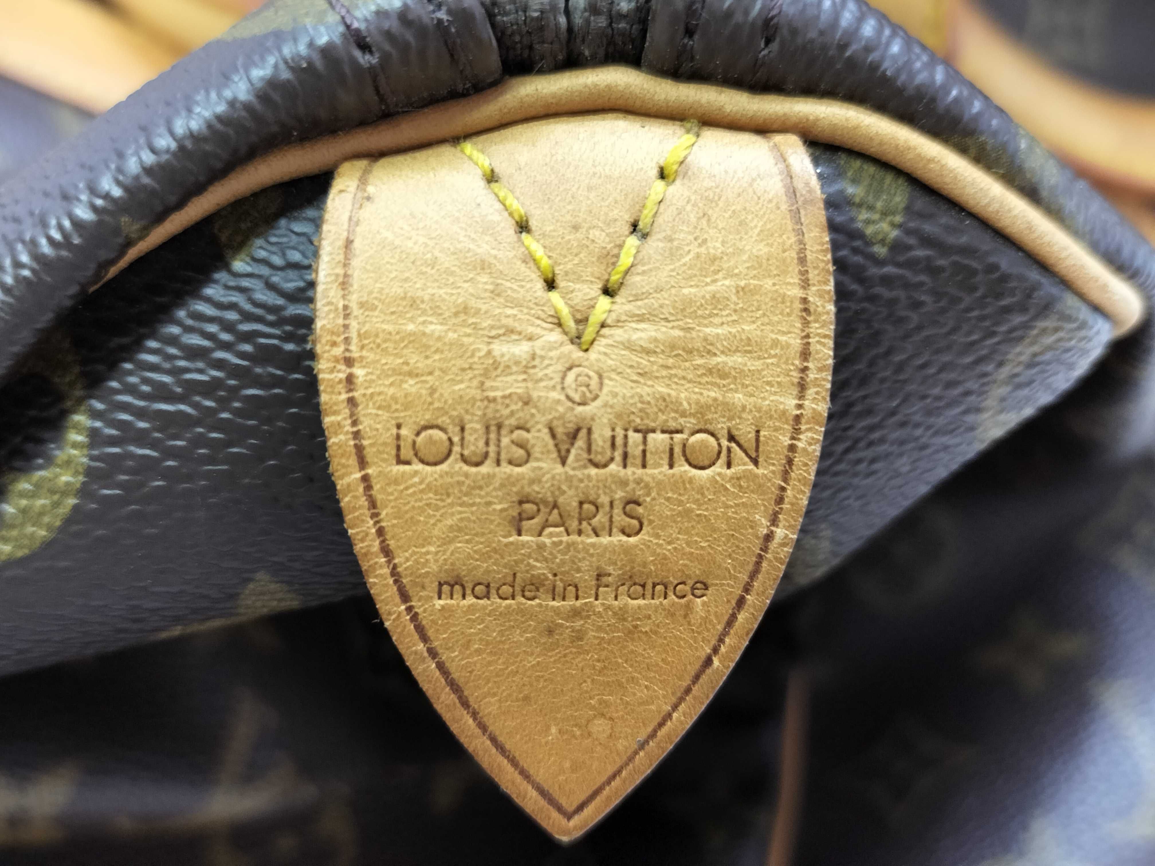Monogram Vuitton Keepall 50 Boston Bag — view 9