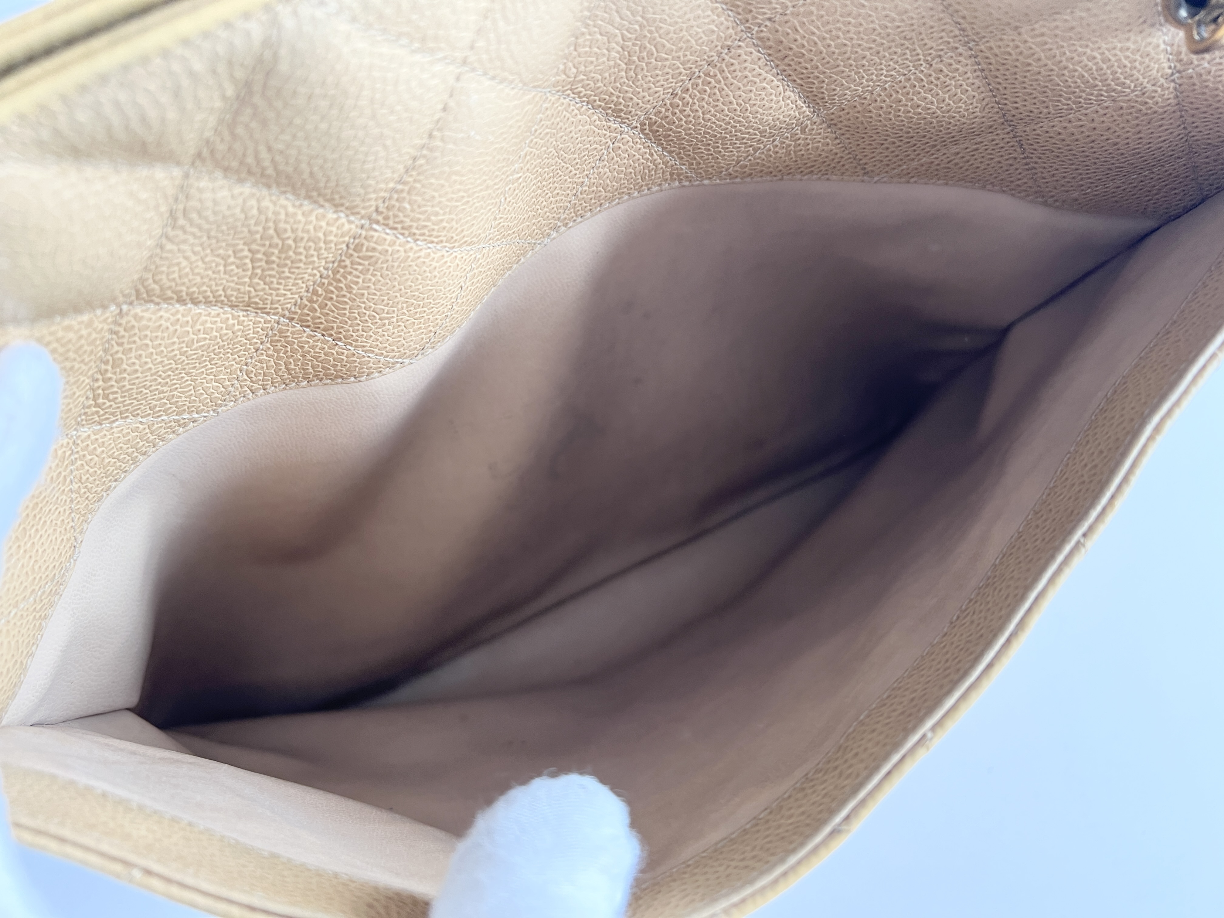 Matelassé Coco Mark Coco Ball Caviar Skin Leather Chain Tote Bag Shoulder Bag (Series 2) — view 12