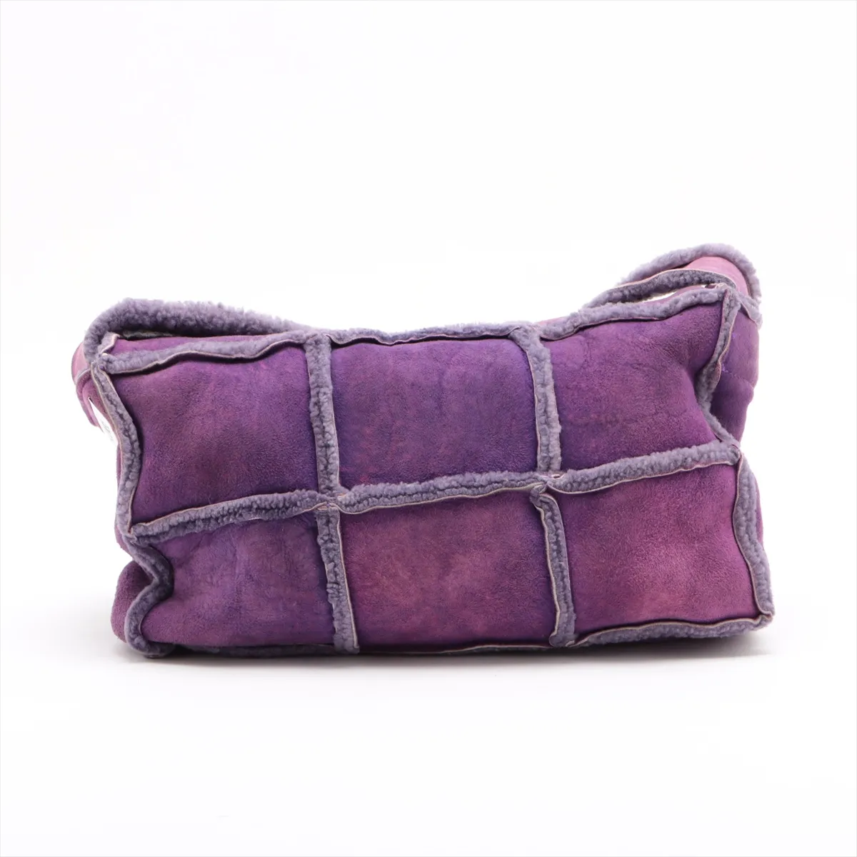 2.55 Mouton Shoulder Bag Chocolate Bar Purple Silver Hardware 6202392 No. 6 — view 2