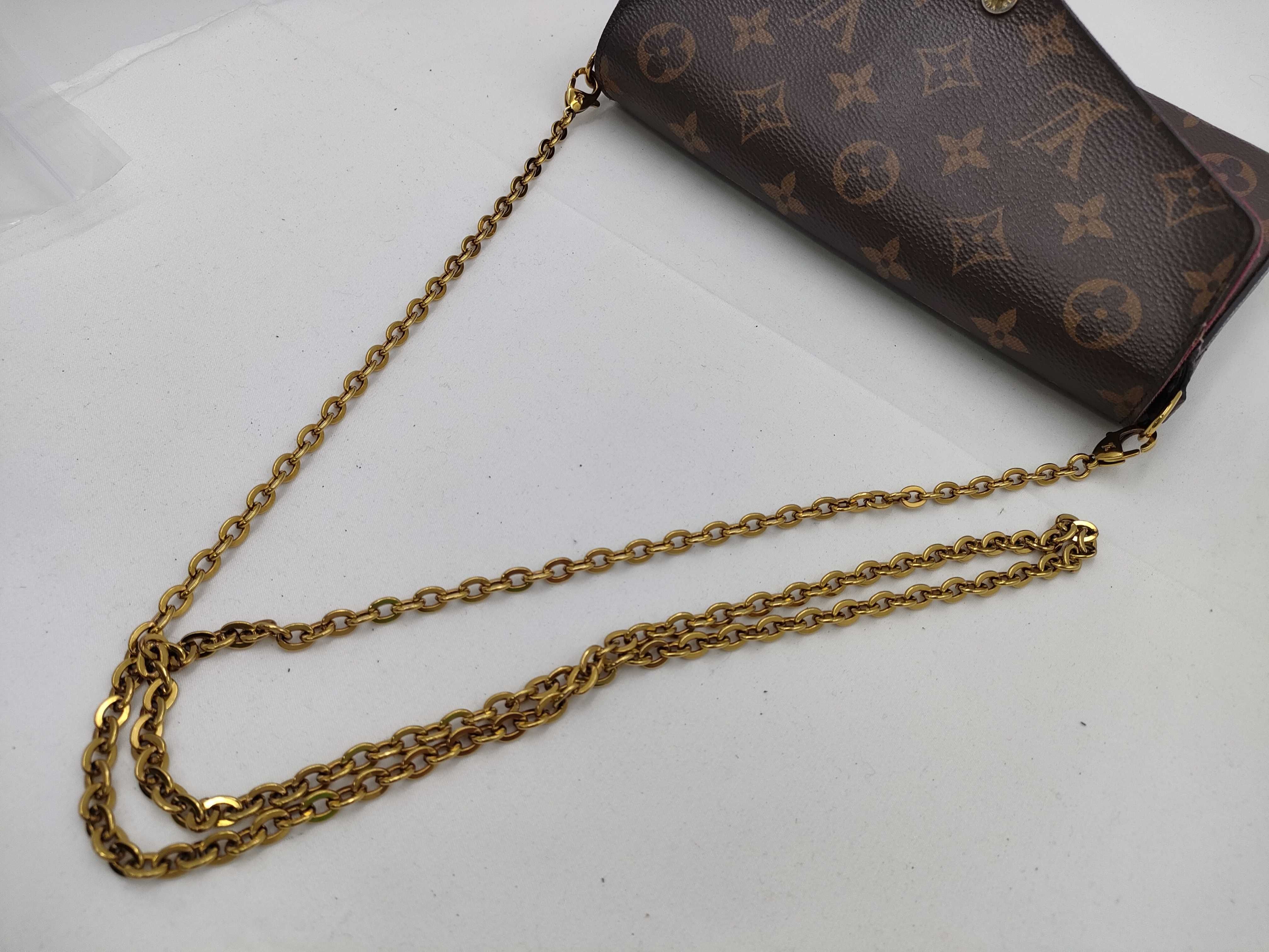 Monogram Pochette Felicie Chain Shoulder Bag — view 10