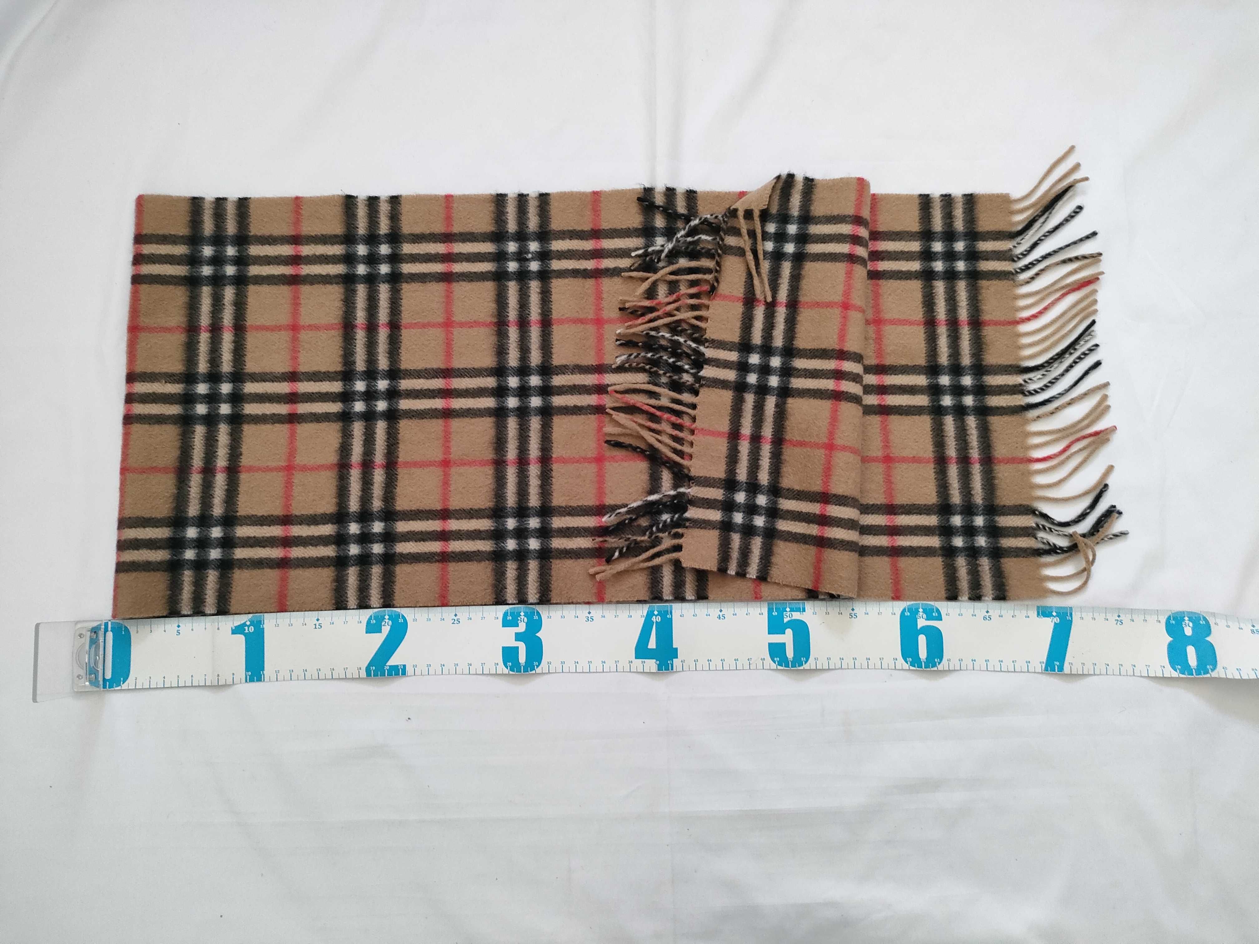 100% Cashmere Scarf, Nova Check Pattern, and other accessories. — view 2