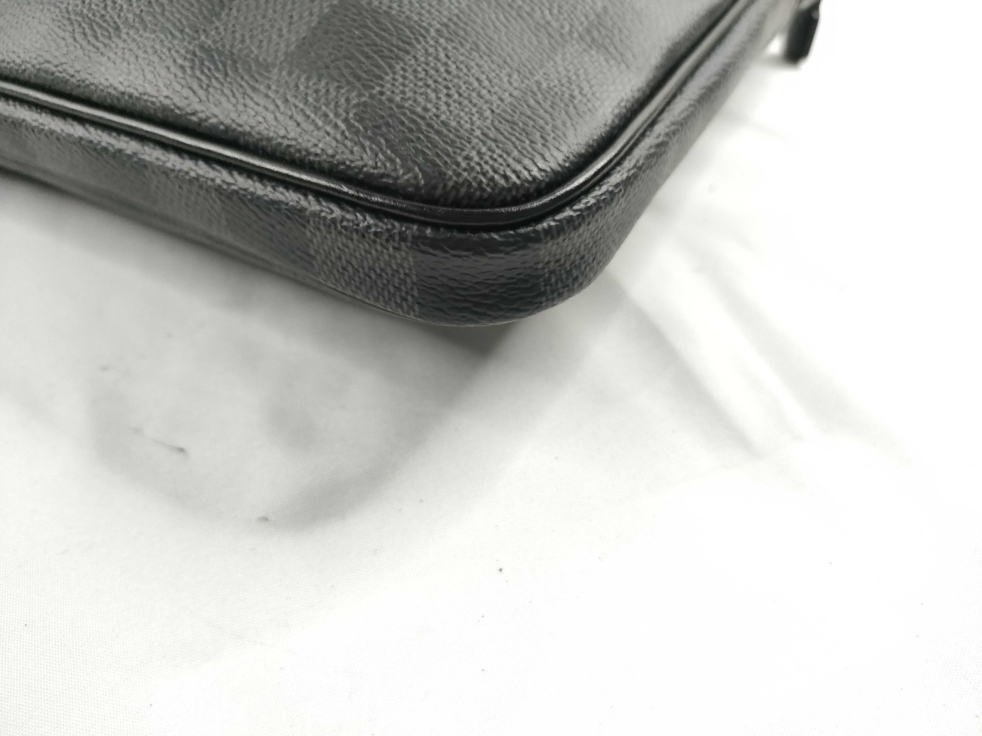 Damier Graphite Louis Vuitton LV Damier Graphite Utility Supple Clutch Bag N60324 Clutch Bag — view 5